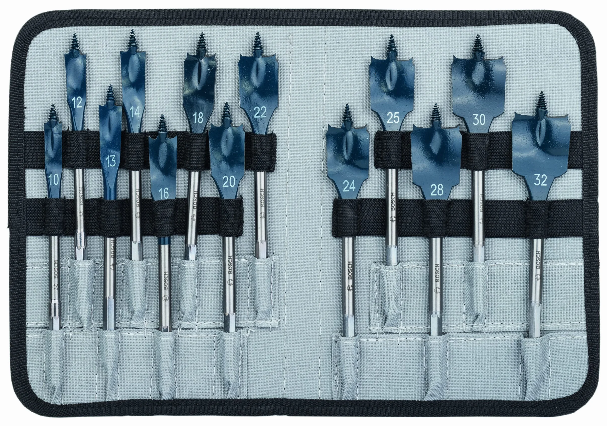 Bosch Profesional 13-częściowy zestaw wierteł płaskich Self Cut Speed 10; 12; 13; 14; 16; 18; 20; 22; 24; 25; 28; 30; 32 mm