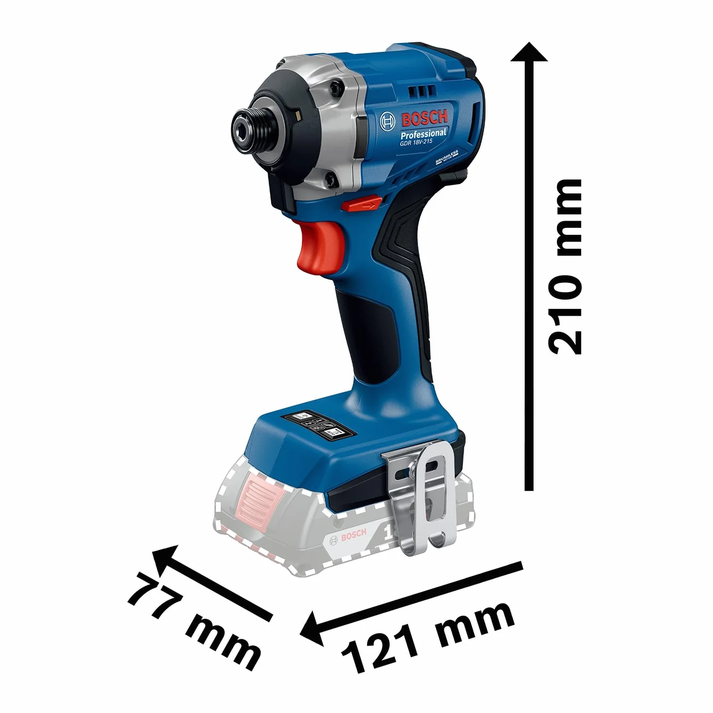 Bosch Professional 18 V firmy Bosch: akumulatorowa wkrętarka udarowa GDR 18V-215