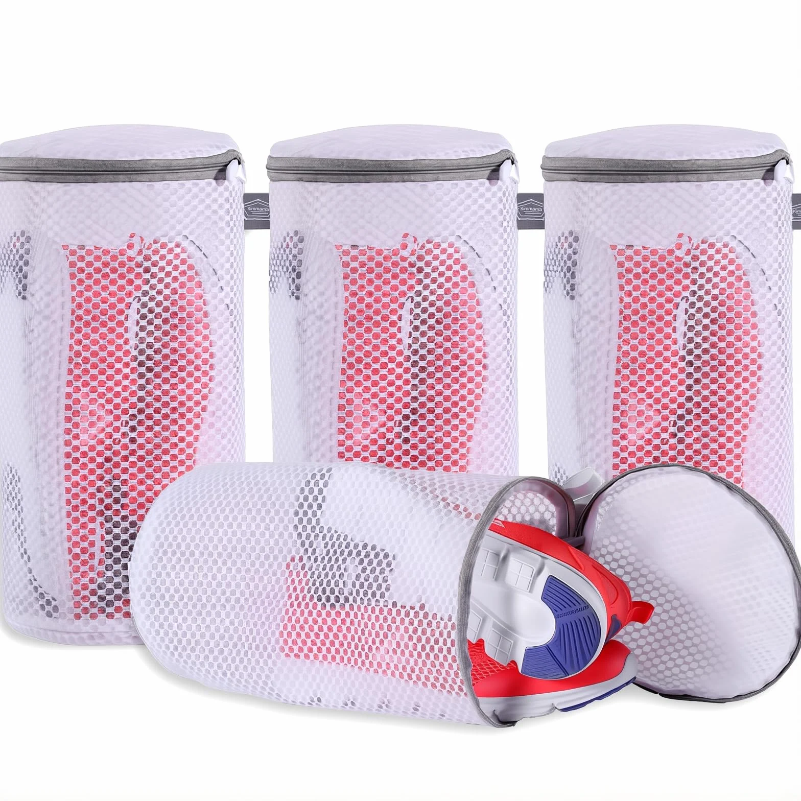 Kimmama Shoe Washing Machine Bag, Shoe Bag for Washing Machine, Mesh Laundry Bags for Sneakers, Footwear, Trainers, Slippers