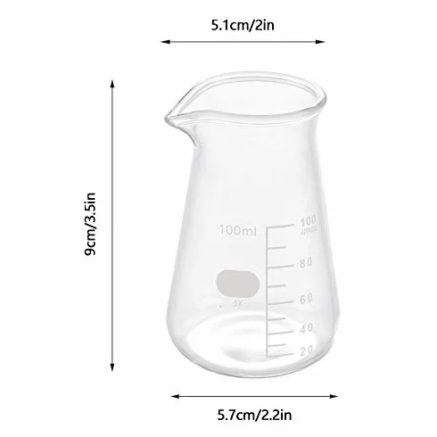 Szklany dzbanek do kawy na mleko do spieniania latte art 100 ml