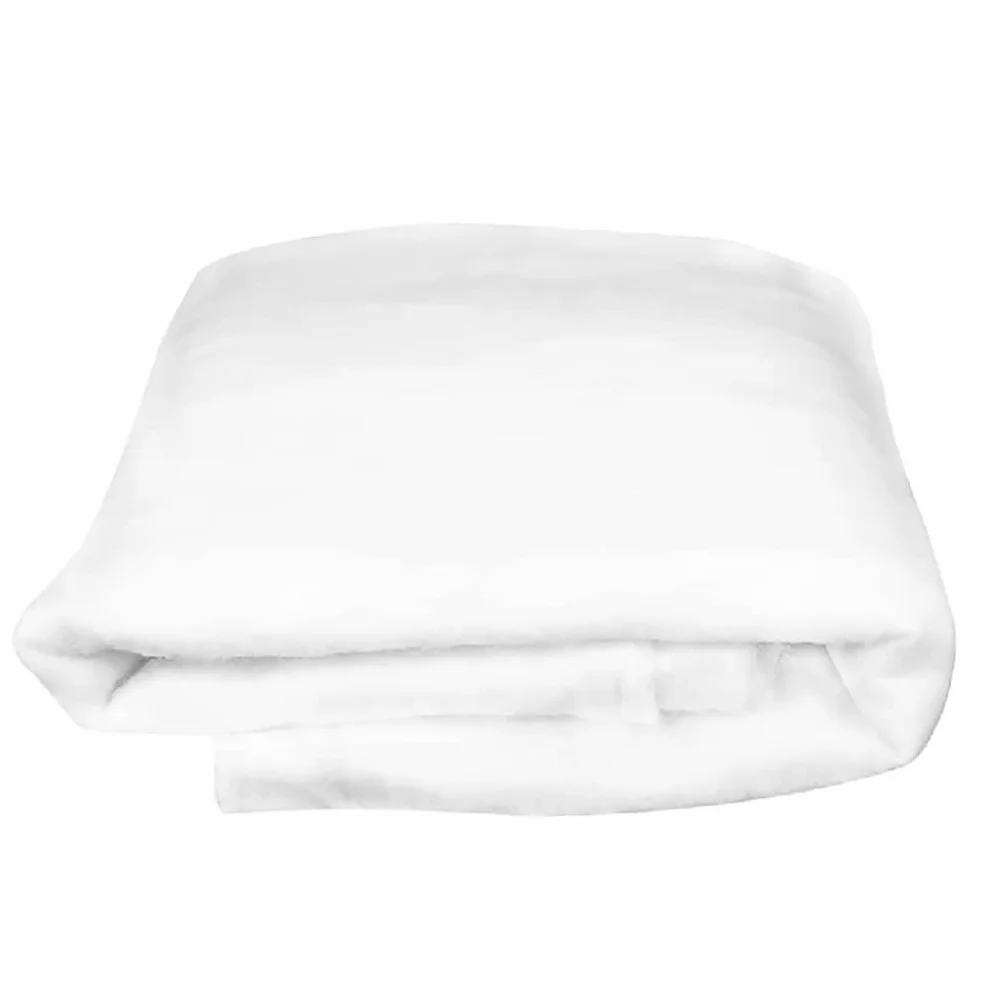WINBST Świąteczny koc śniegowy, sztuczna mata śnieżna, sztuczny śnieg, dekoracyjny śnieg, dywan, dekoracja świąteczna, 120 x 33 cm, biały