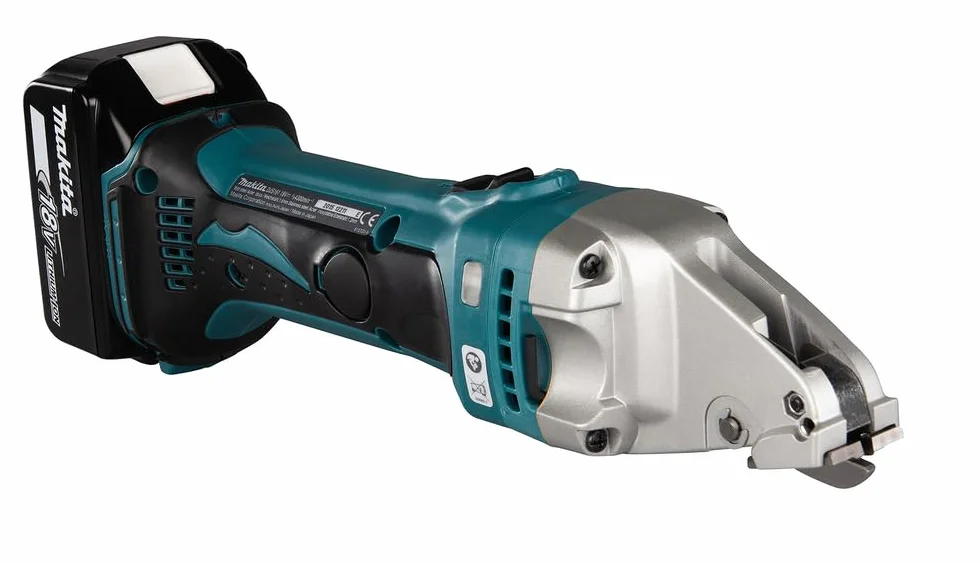 Makita Akumulatorowe nożyce do blachy 1,6 mm 18 V / 5,0 Ah, 2 akumulatory i ładowarka w MAKPAC, DJS161RTJ