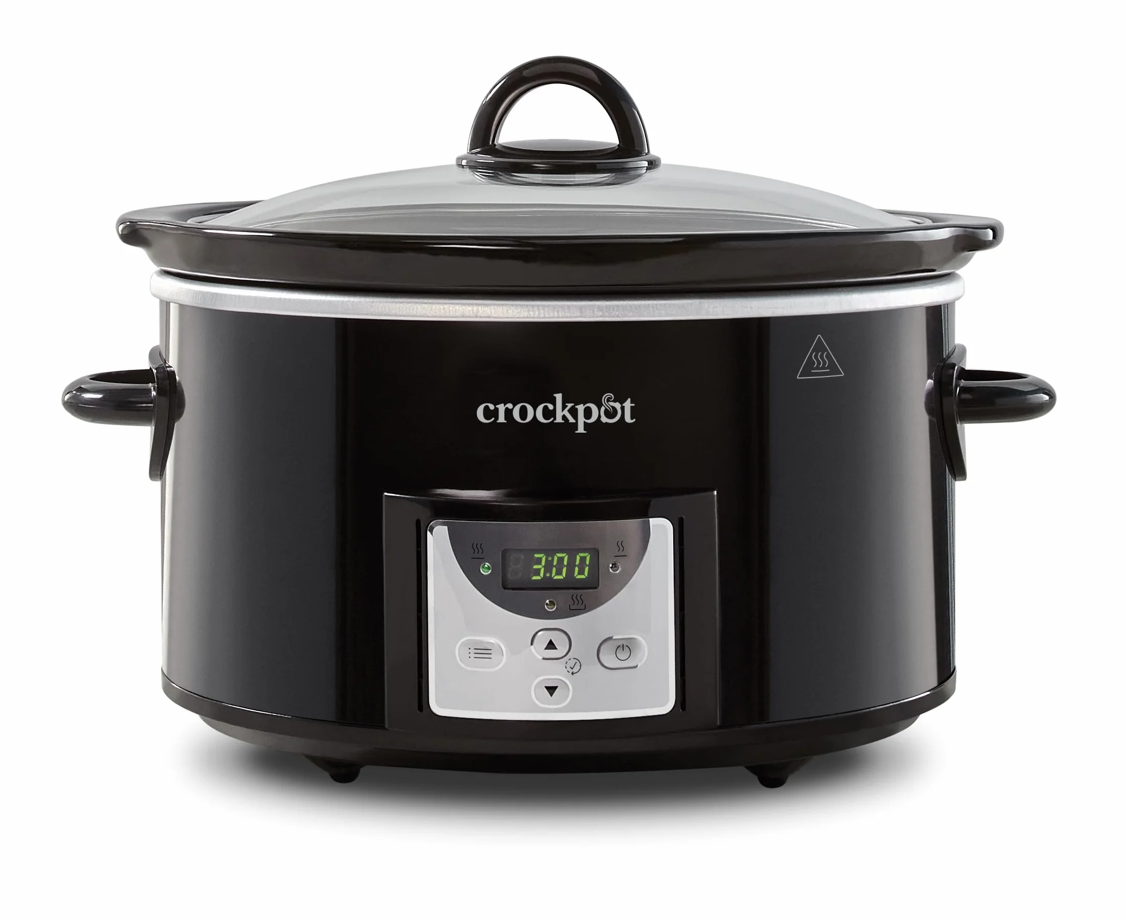Crockpot cyfrowy wolnowar | 3,5 l (od 3 do 4 osób) | programowalny timer | wtyczka UE z 2 bolcami | czarny [CSC113X]