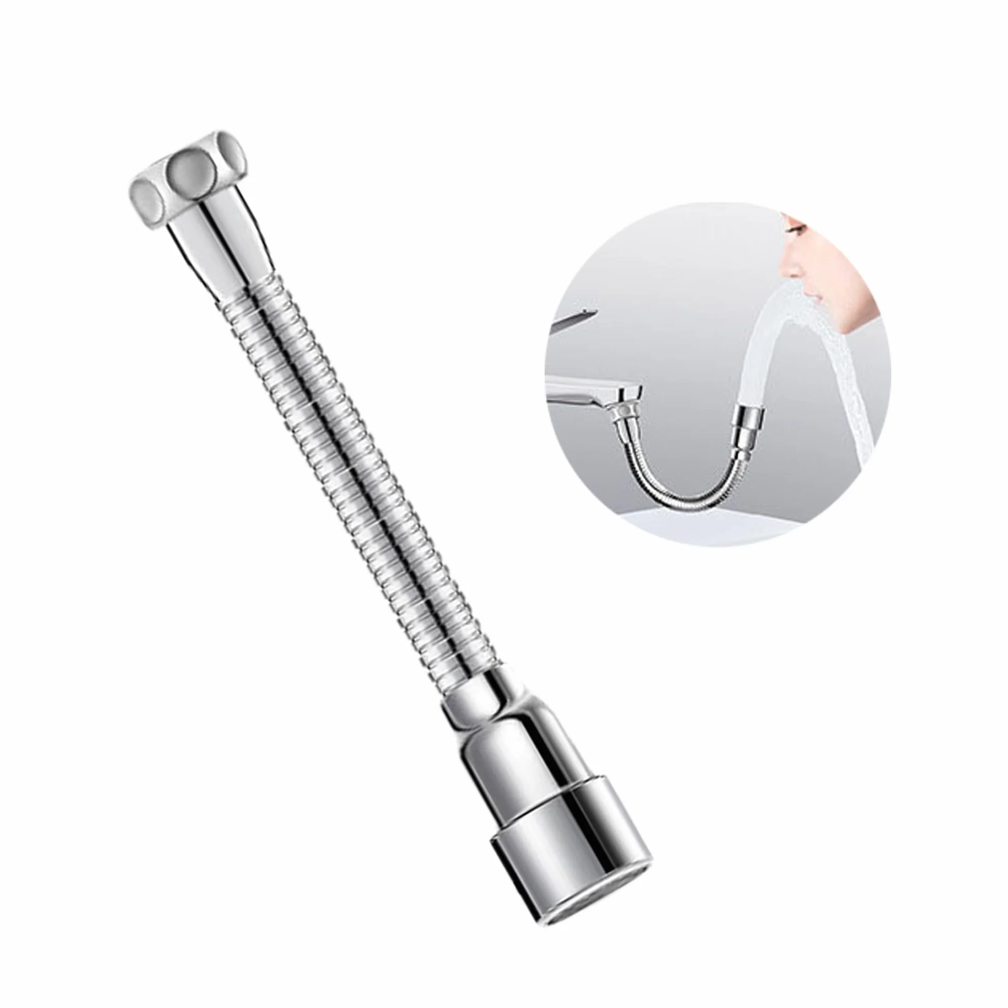 Bateria kuchenna przedłużenie kranu kuchennego aerator kran głowica prysznicowa zlewozmywak 360° obrotowa bateria zlewozmywakowa bateria kuchenna do kuchni łazienki, aeratora