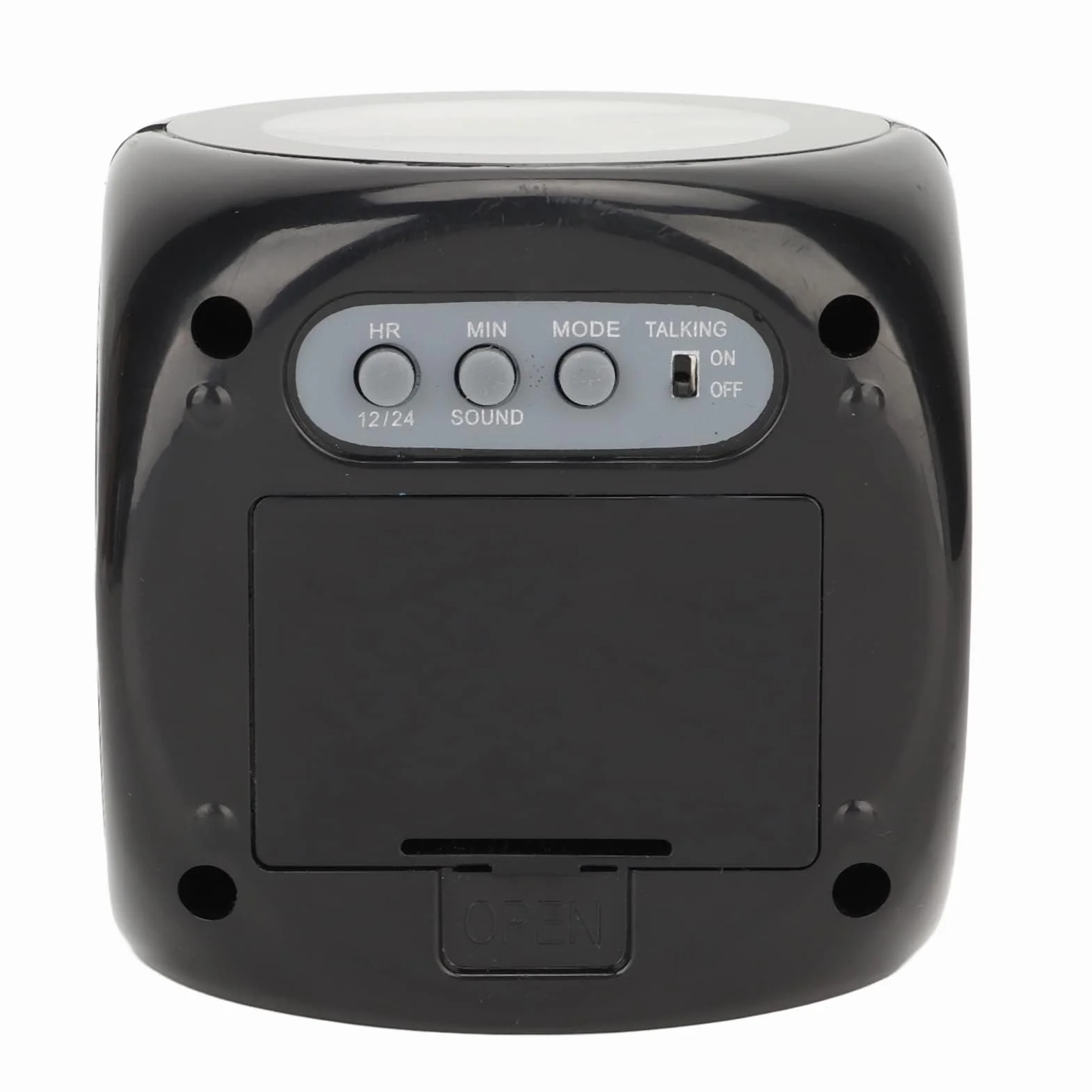 Budzik Projekcyjny, Cyfrowy Zegar Projektor na Suficie Zegar Projekcyjny LED z Kablem USB i Wyświetlaczem Temperatury do Sypialni, łóżka Nocnego, Biura