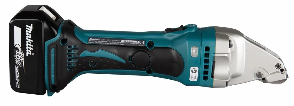 Makita Akumulatorowe nożyce do blachy 1,6 mm 18 V / 5,0 Ah, 2 akumulatory i ładowarka w MAKPAC, DJS161RTJ