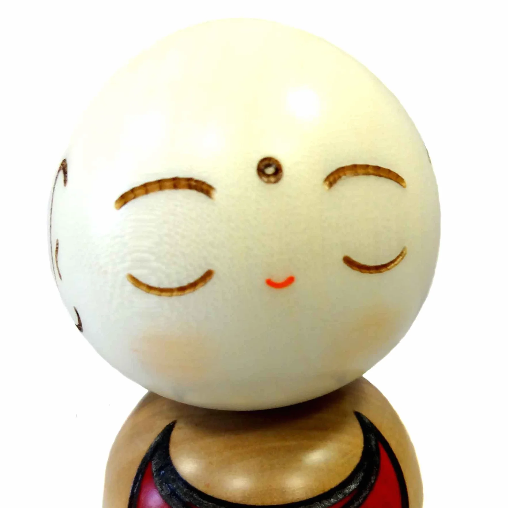 Japonia - Lalka Kokeshi - Shiawase Jizo