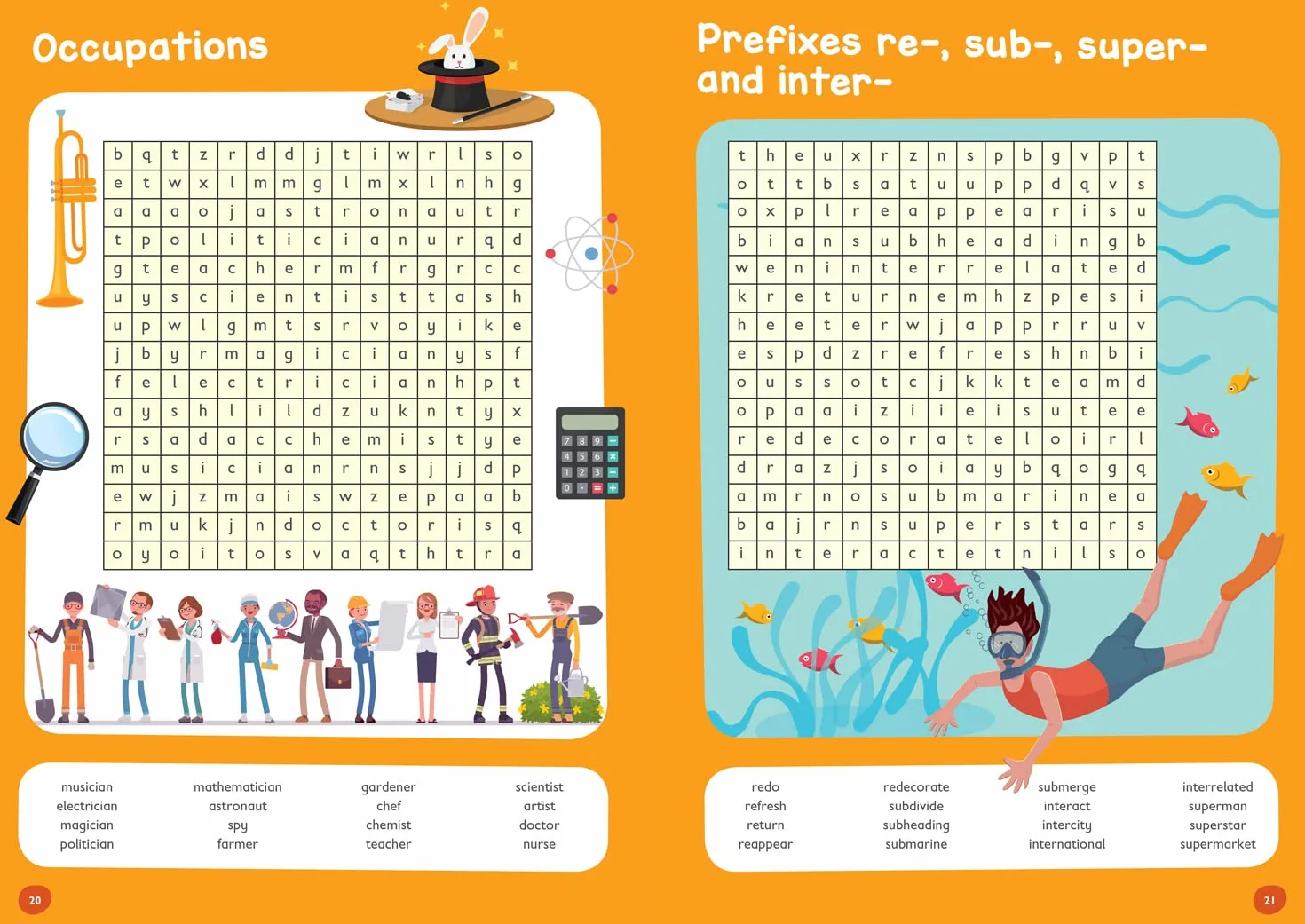 Spelling Word Searches Ages 7-9: Ideal for home learning
