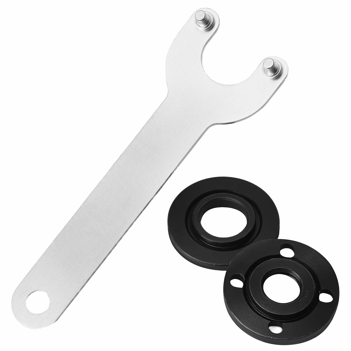 QWORK® Szlifierka kątowa zestaw kluczy kołnierzowych i kołnierzowych do uniwersalnej szlifierki kątowej 125 mm