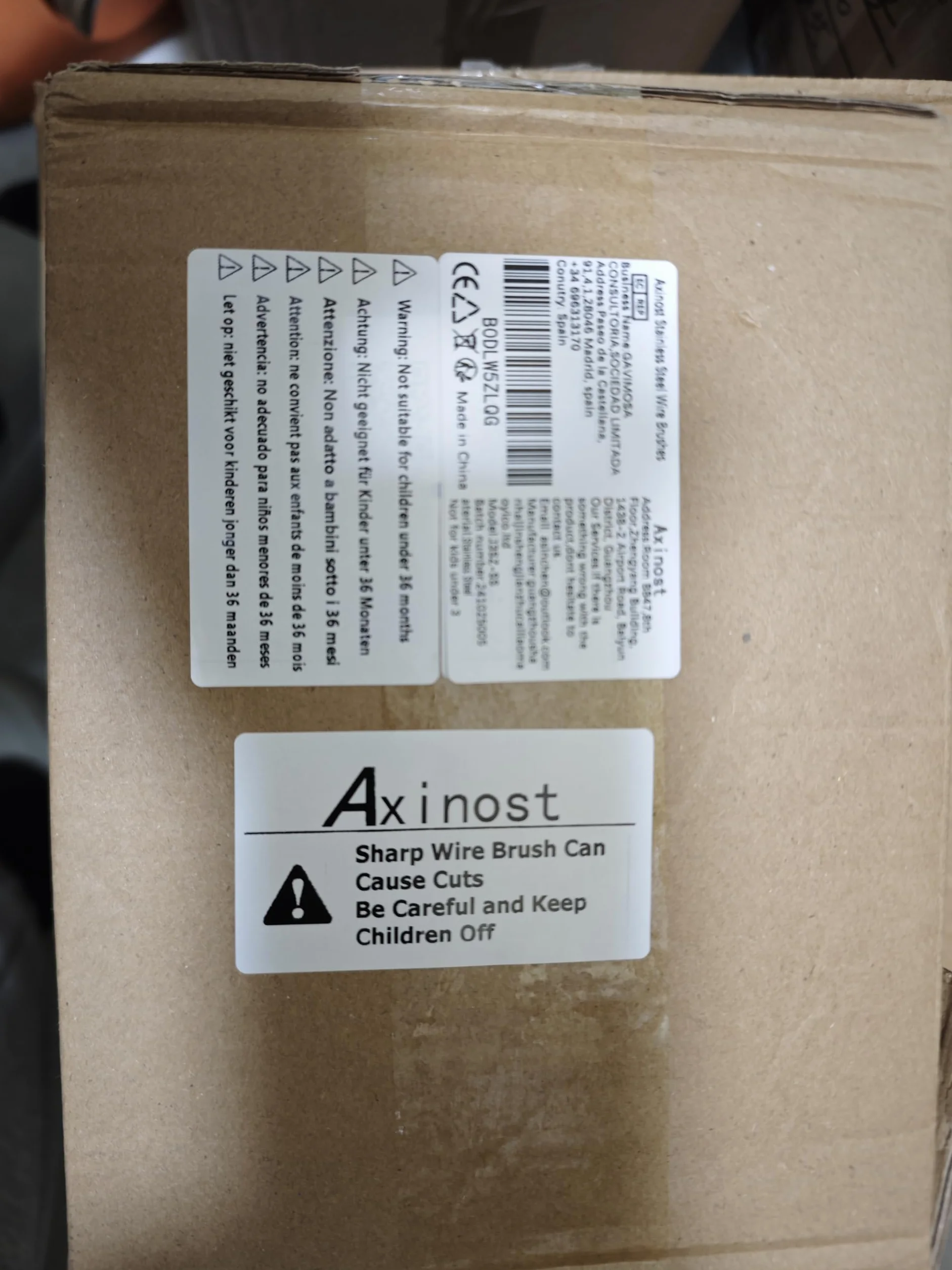 Zestaw szczotek drucianych, prosta szczotka, szczotka z drewnianym uchwytem, szczotki druciane ze stali nierdzewnej, platerowane miedzią / podobne do brązu, Clean Barbecue Grills, Remove Dirt