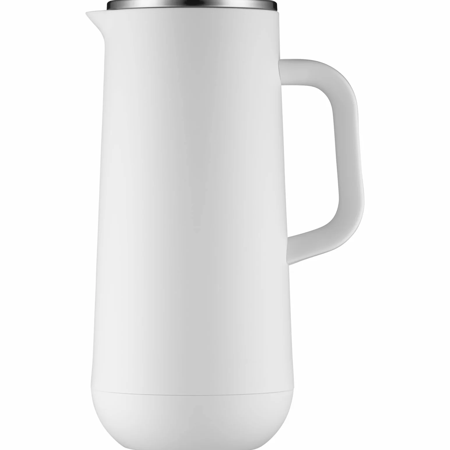 WMF Termos próżniowy Impuls, wkładka do szklanki do kawy i herbaty Twist Lock utrzymuje napoje przez 24 godziny na zimno i ciepło, 1 sztuka (1 x 1,0 l) biała