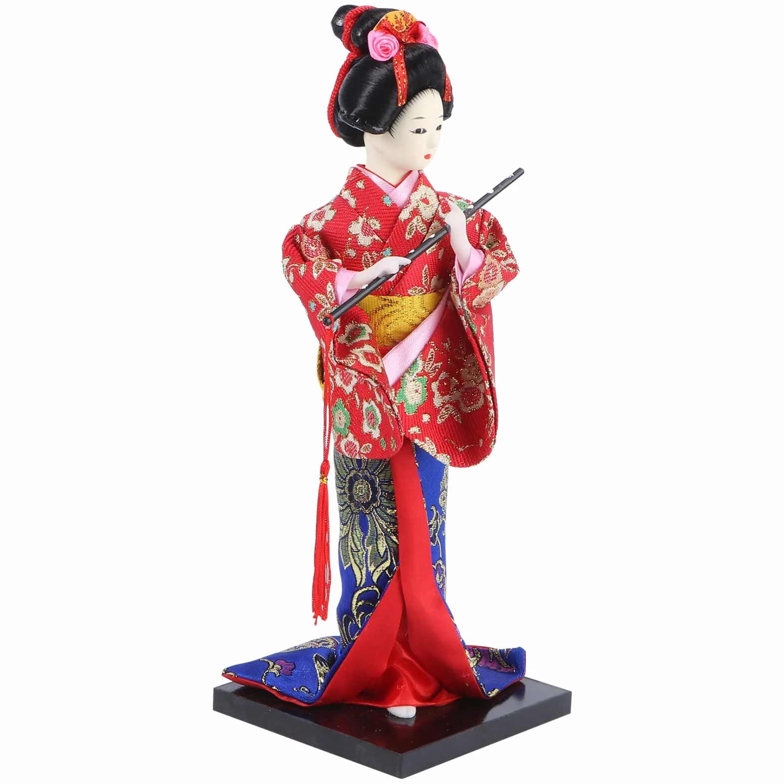 BESTonZON Japońskie figurki gejszy, tradycyjna lalka gejsza, dekoracja, kimono, azjatycka, gejsza, przedmiot kolekcjonerski, dekoracja stołu do salonu, sypialni, domu, biura, sushi, baru, dekoracji