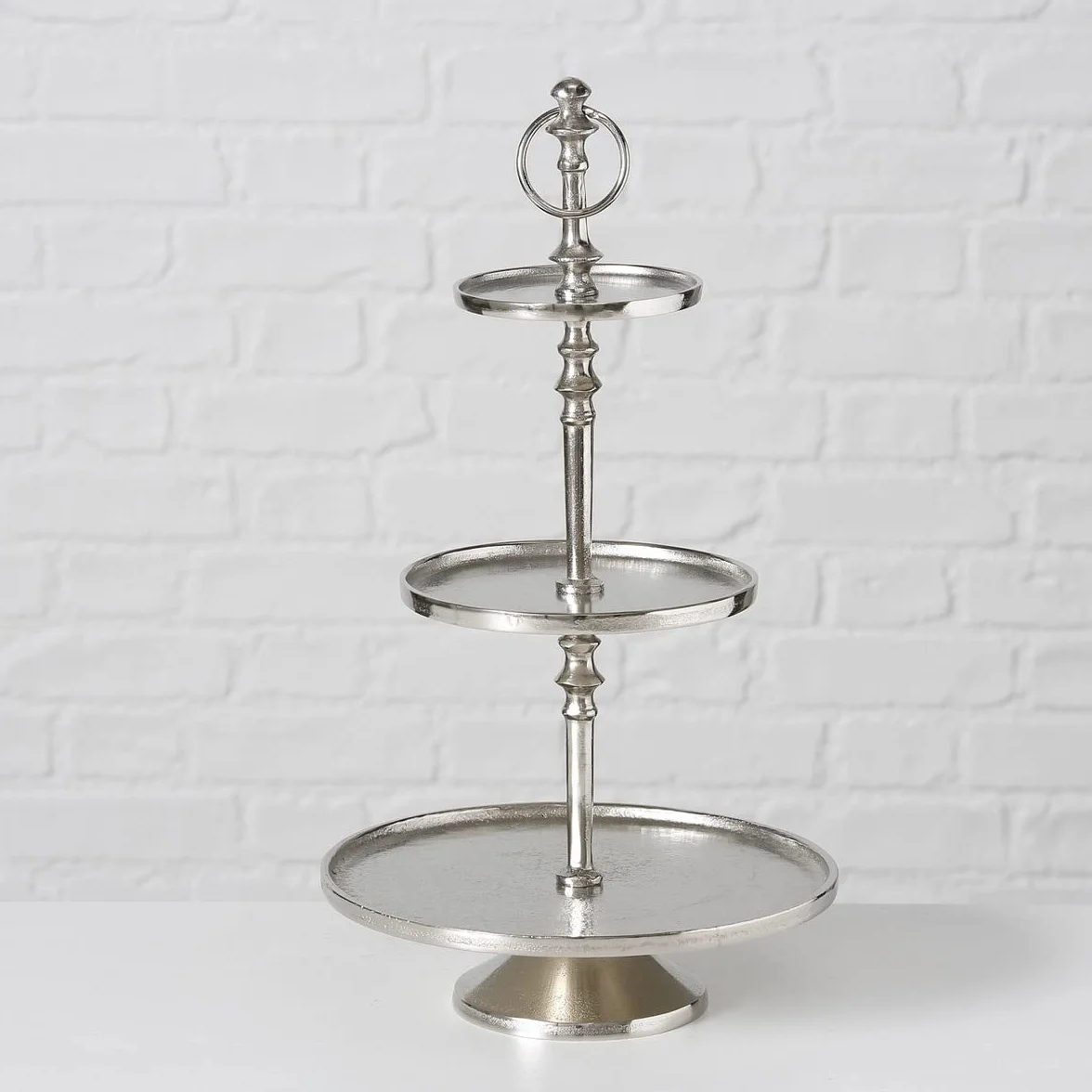 Boltze Etagère Valomi 3-poziomowa aluminium 50 cm