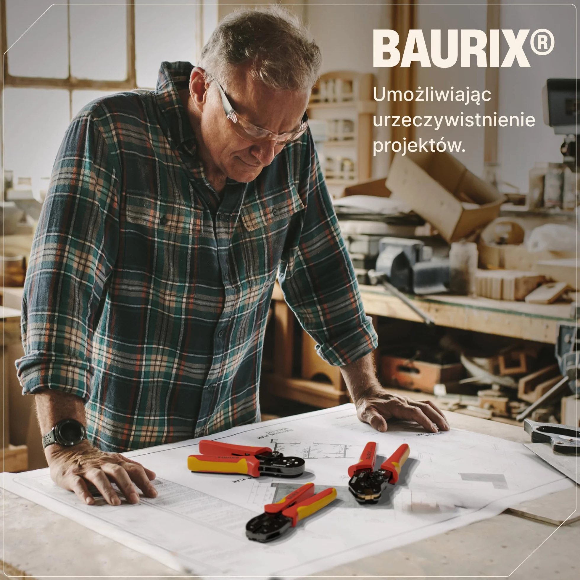 BAURIX Narzędzie do zaciskania złącza MC4 2,5-6 mm² - kabel solarny PV prawidłowo zainstalowany - narzędzie dla elektryków dla profesjonalistów i majsterkowiczów - MAGEC