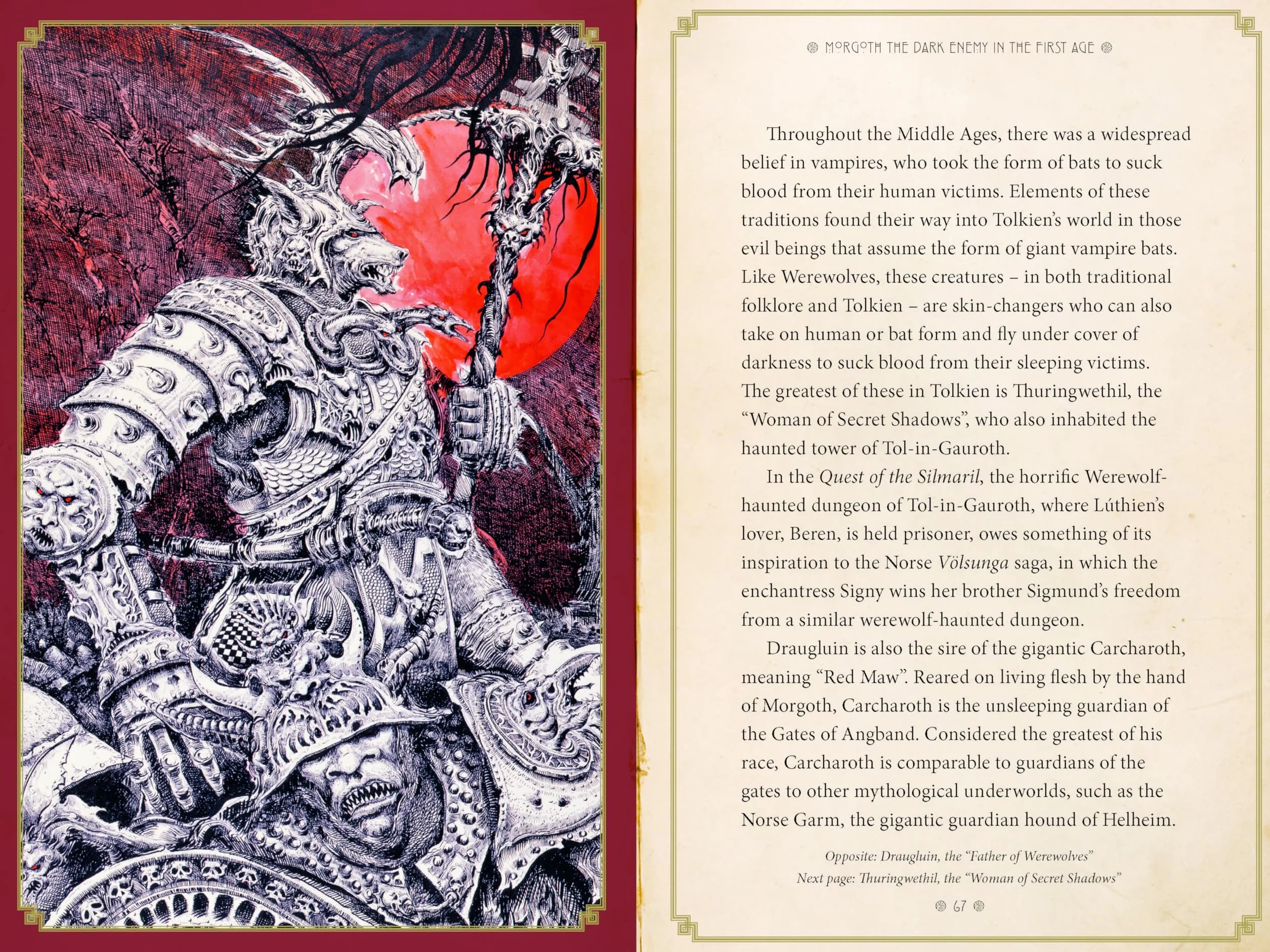 The Dark Powers of Tolkien: An illustrated Exploration of Tolkien's Portrayal of Evil, and the Sources that Inspired his Work from Myth, Literature and History