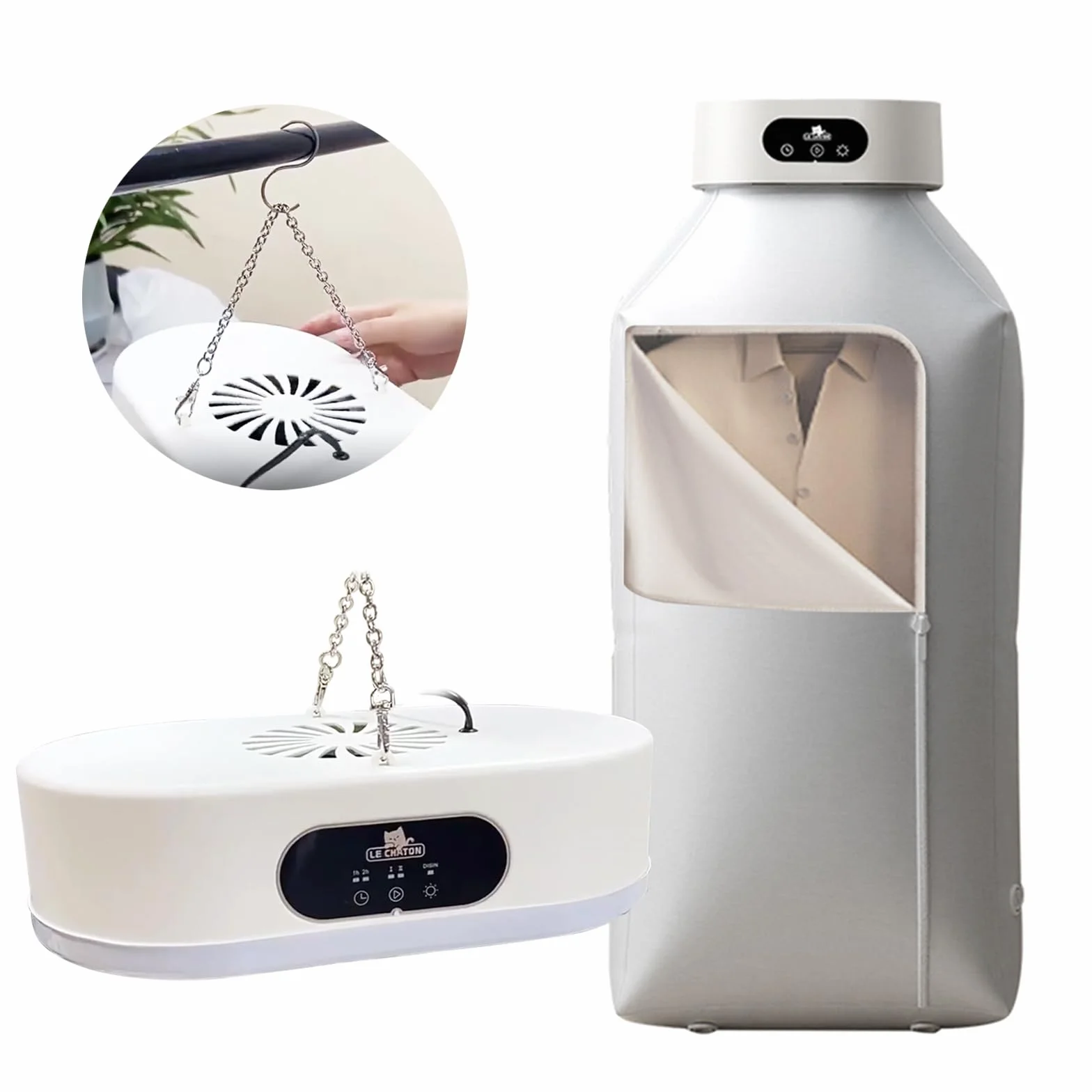 Przenośna suszarka bębnowa do użytku wewnątrz pomieszczeń, 1200 W, mini suszarka na ciepłe powietrze, mała do mieszkania, domu, podróży