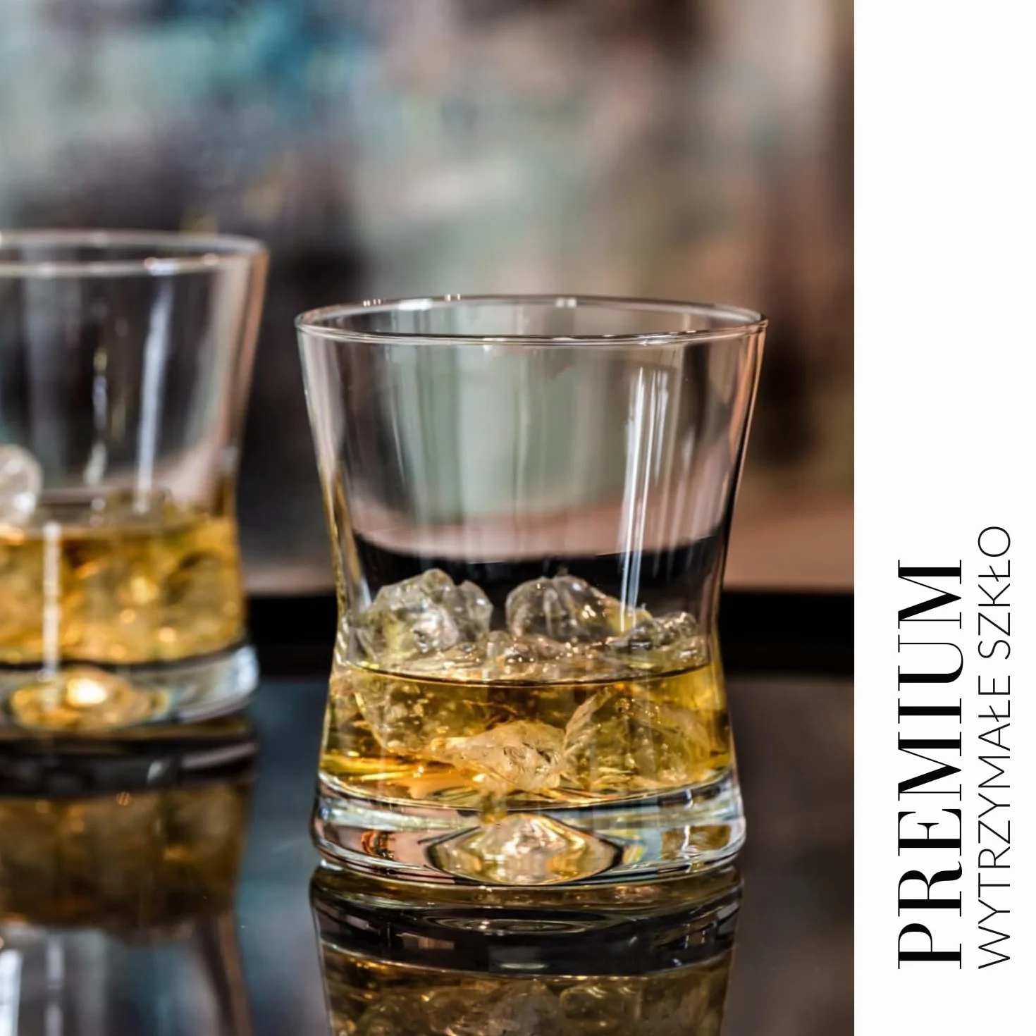 KROSNO Szklanki do Whisky 290 ml Zestaw 6 szt. X-Line