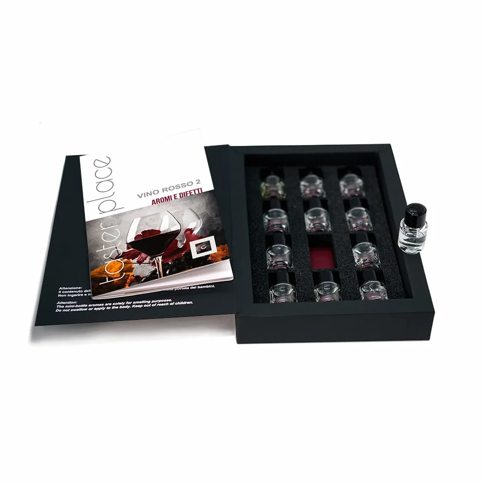 TASTERPLACE Wino Czerwone Aromaty i Wady Sommelier Trenuje Węch Publikacja 12 Esencji