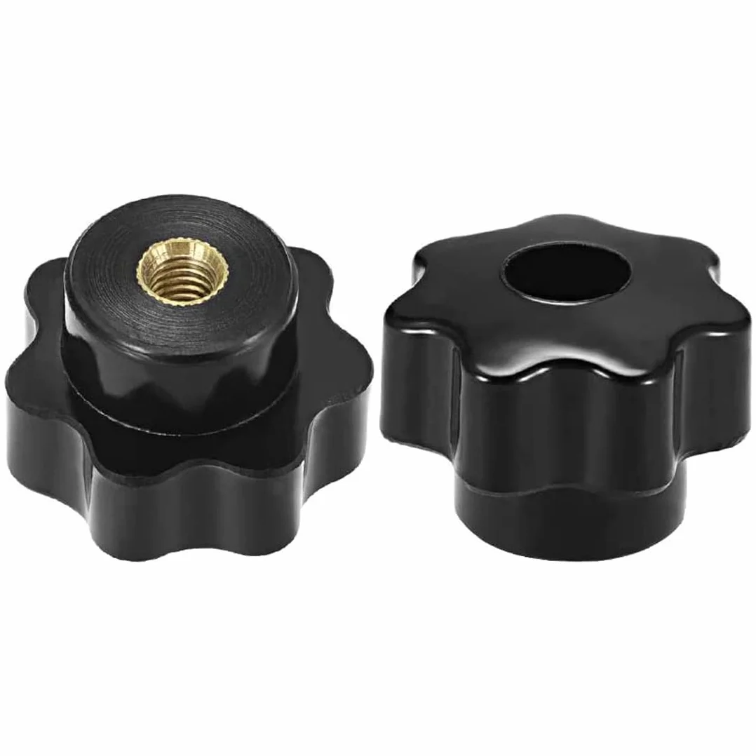 Zestaw 5 śrub M6 x 32 mm, gwint wewnętrzny przez otwór gwiazdkowy, śruby naprężające