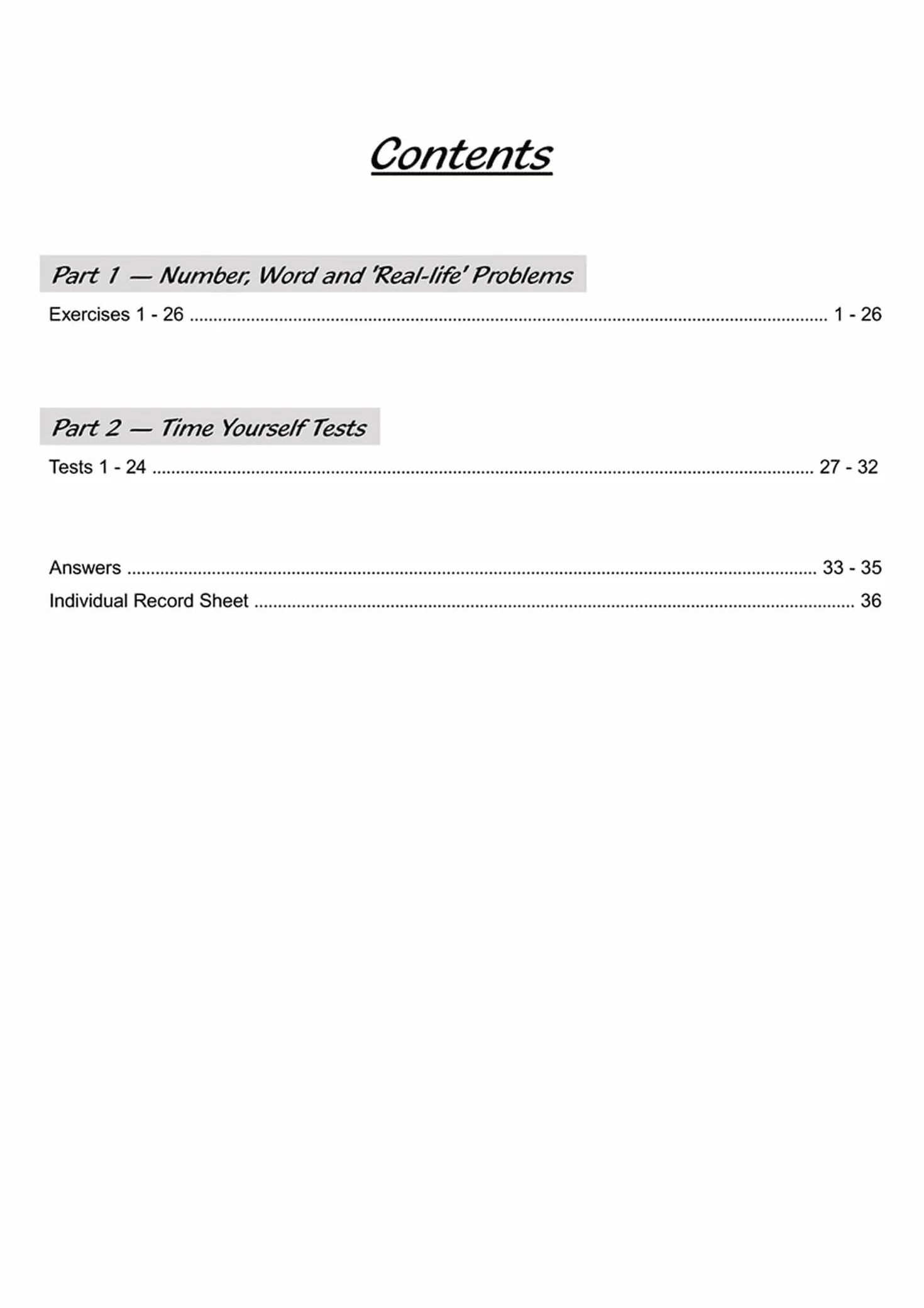 KS2 Mental Maths Workout - Year 5