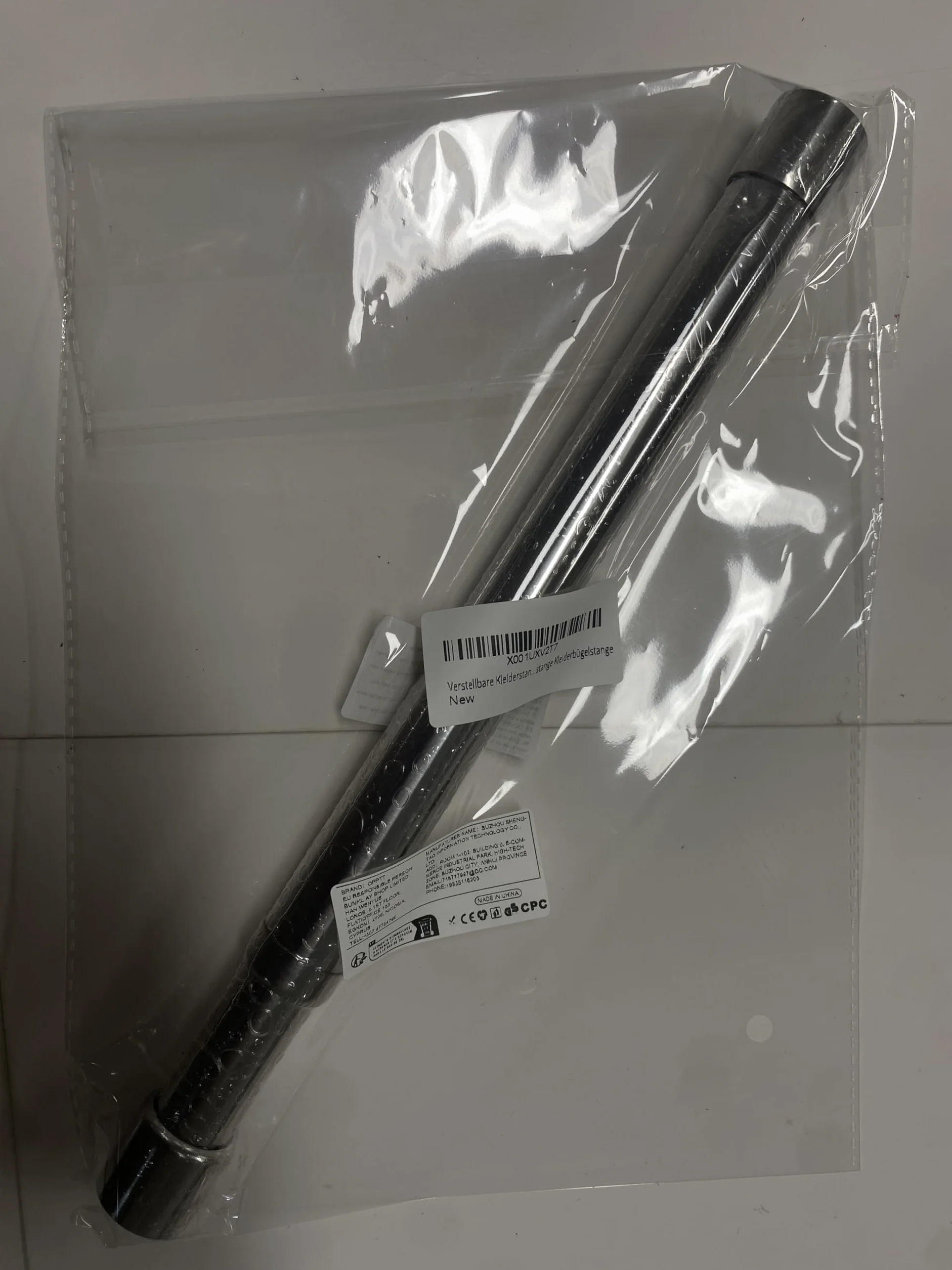 Regulowany drążek na ubrania bez wiercenia, wysuwany drążek na ubrania do szafy, wysuwany wieszak na ubrania ze stali nierdzewnej, 31-51cm drążek do garderoby, wysuwana rurka do szafy