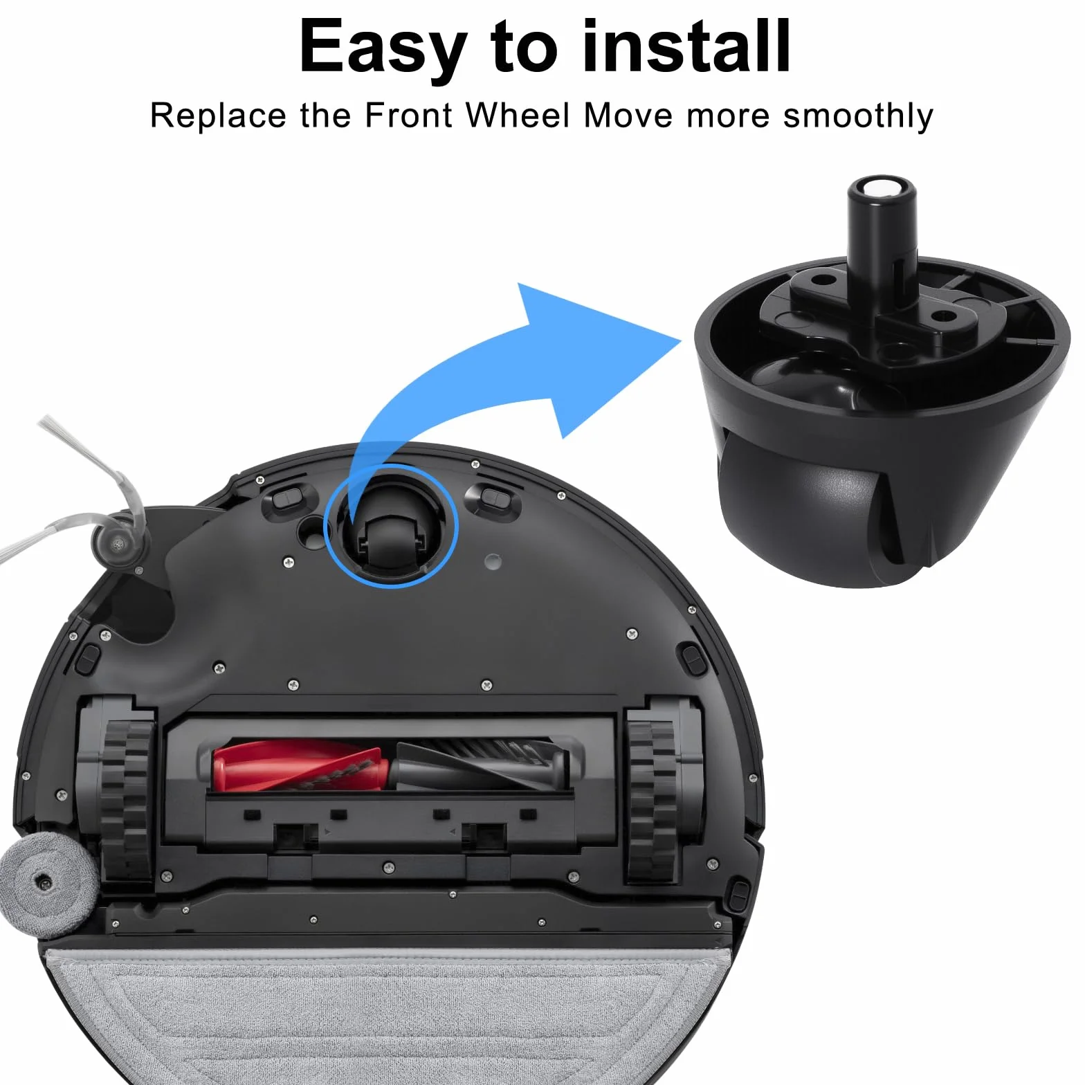 Zestaw akcesoriów do Roborock saros 10/10r/Qrevo curv 1