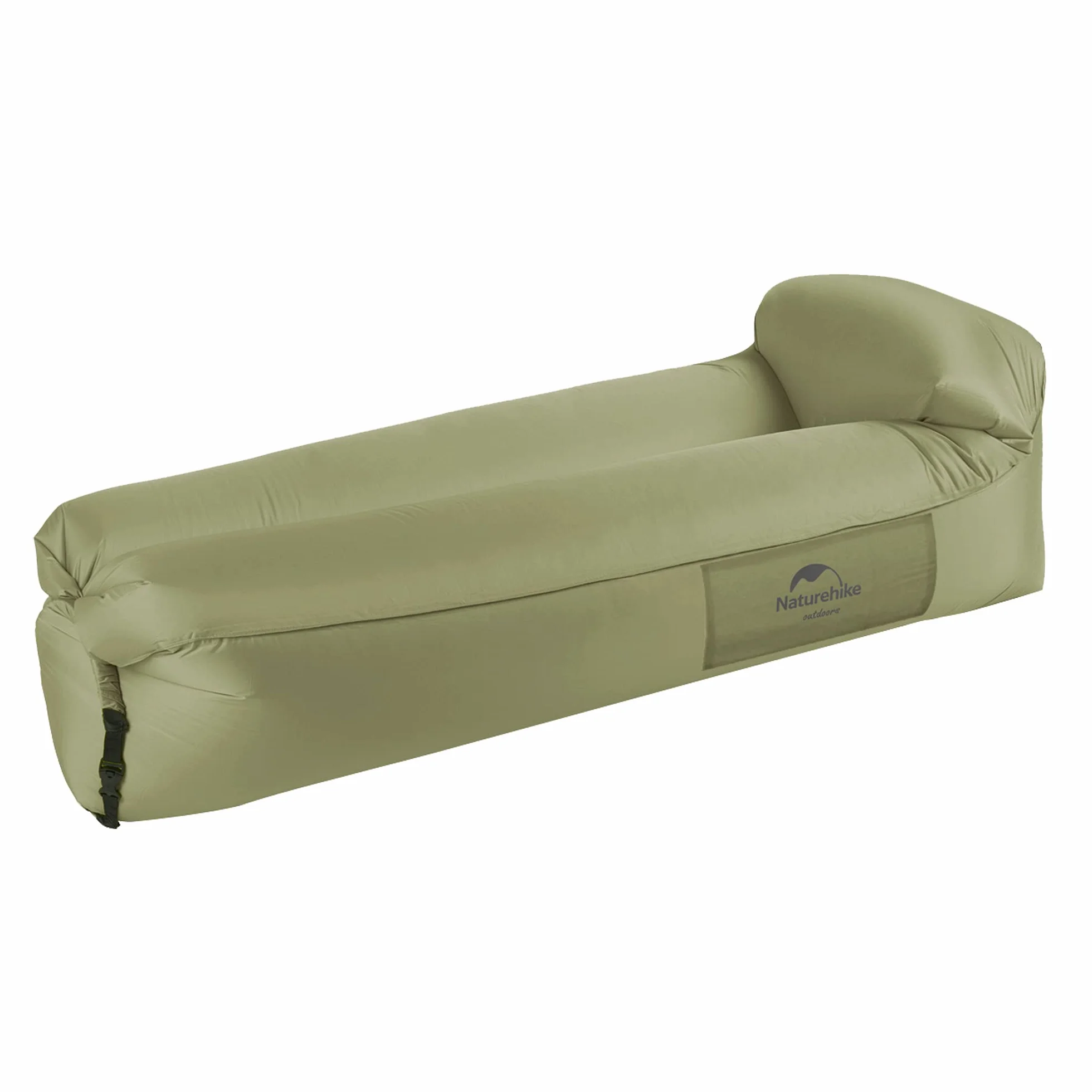 Naturehike Nadmuchiwany rozkładany fotel, wodoodporna nadmuchiwana sofa z przenośnym plecakiem, nadmuchiwane łóżko do kempingu, basenu (zielony)