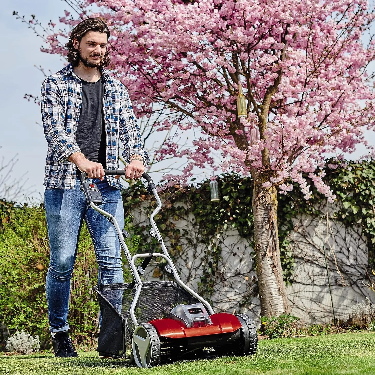 Einhell Ge-Hm 18/38 Li-Solo Kosiarka, Wielokolorowy, 14-38 mm