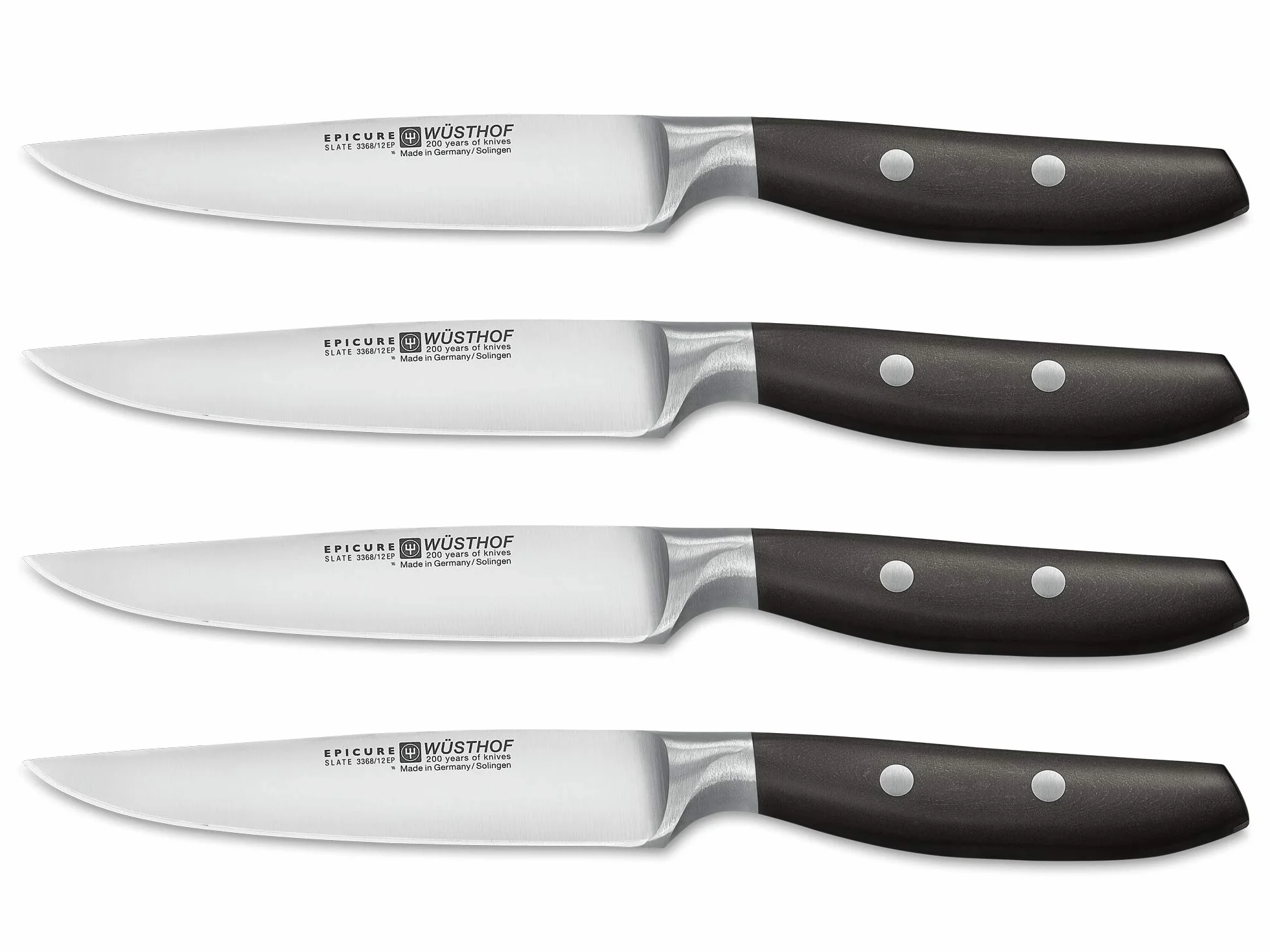 WÜSTHOF Epicure Slate zestaw noży do steków 4 sztuki