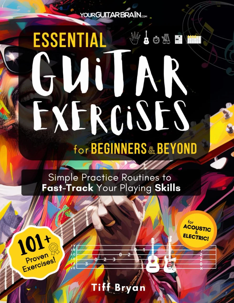 Essential Guitar Exercises for Beginners & Beyond: Simple Practice Routines to Fast-Track Your Guitar Playing Skills | Learn Electric or Acoustic Book | for Adults & Teens | Includes Chords, Strumming, Picking, Songs, & Way More