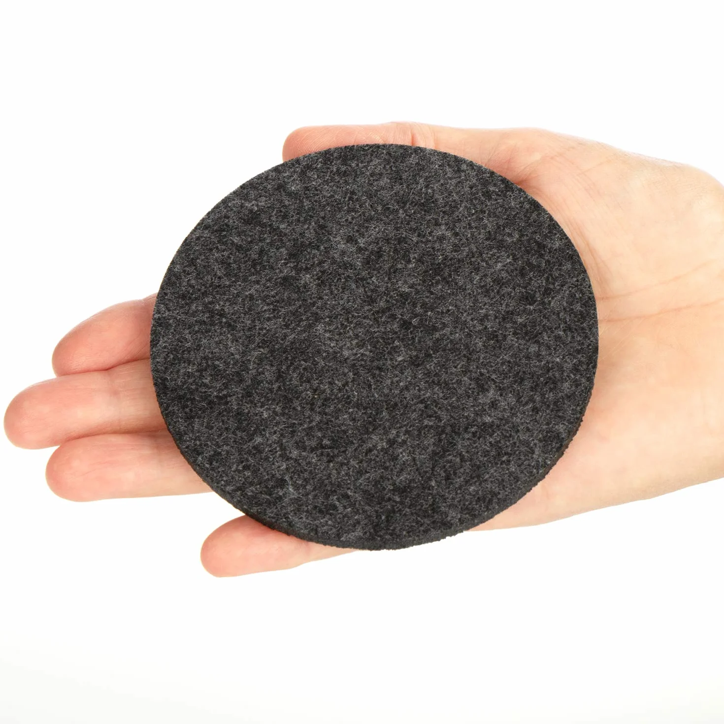 COM-FOUR® 16x filcowe podkladki - ochraniacze na stól wykonane z wytrzymalego filcu - zmywalna podstawa na kubki, szklanki, butelki - podkladki pod kubki Ø 10 cm (Ø 10cm - okragle)
