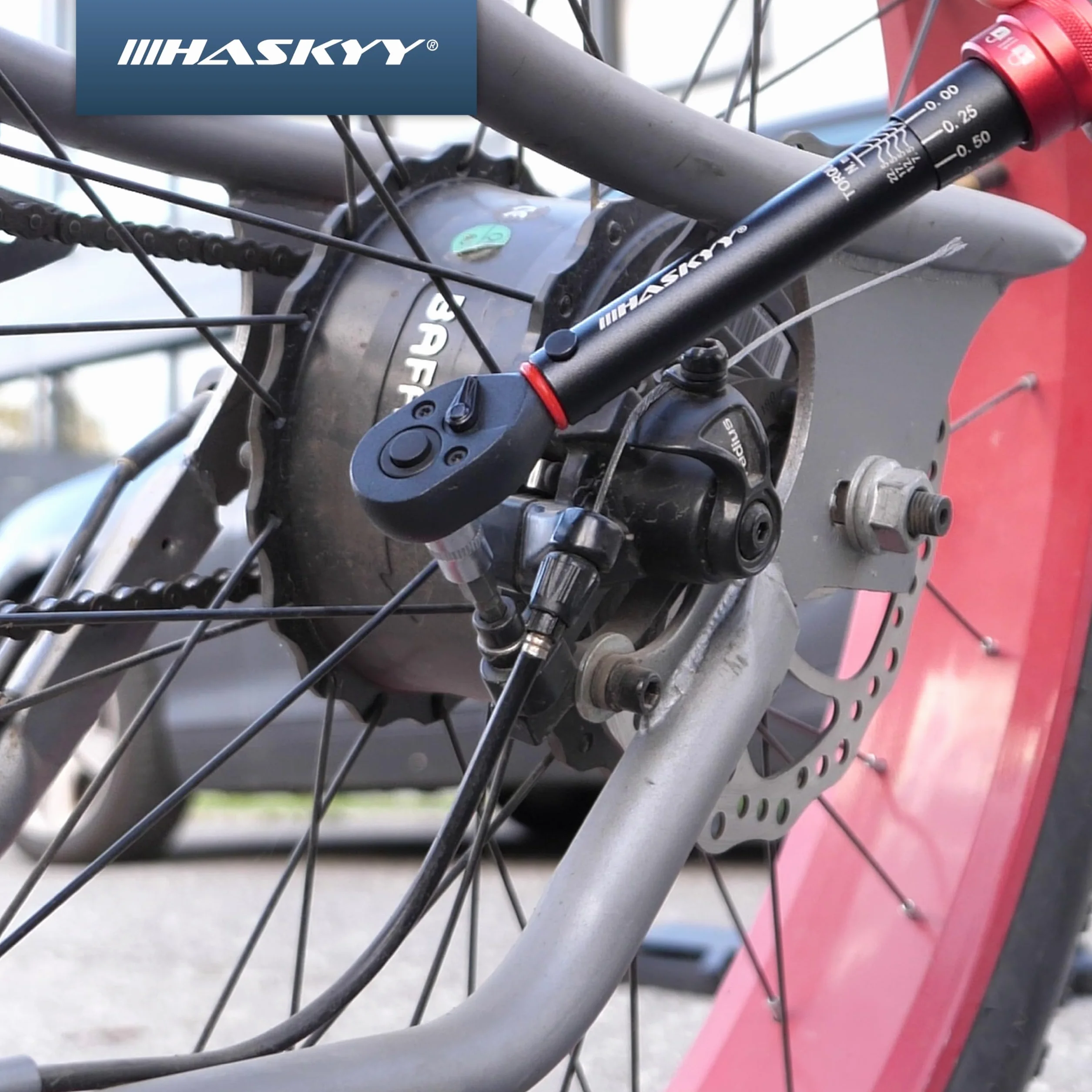 HASKYY Zestaw 9 elementów Bitów Imbusowych 1/4" H2-H10 Nasadki Sześciokątne, Klucze Imbusowe, Bity do Wkrętarki i Klucza Nasadowego