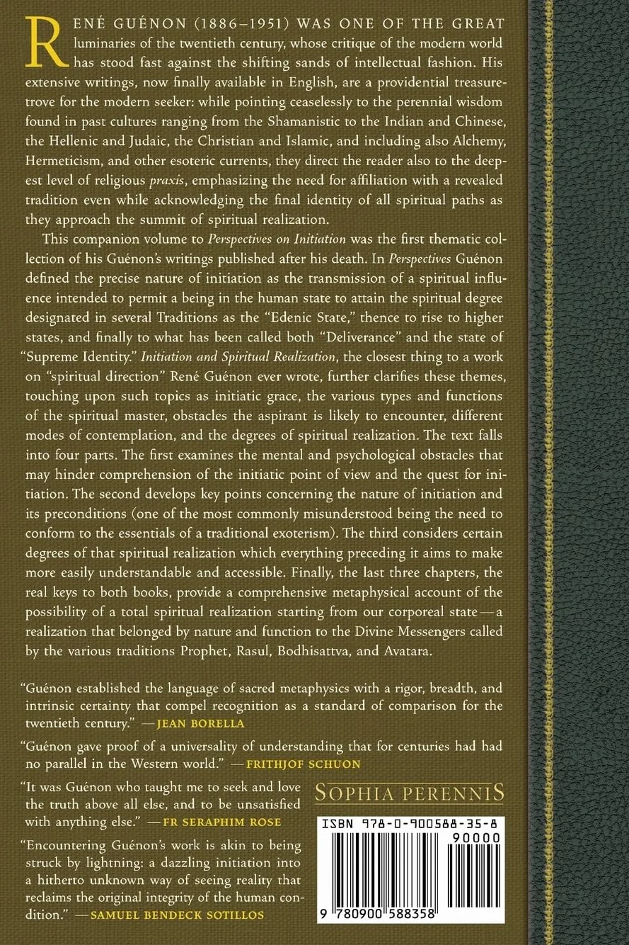 Initiation and Spiritual Realization
