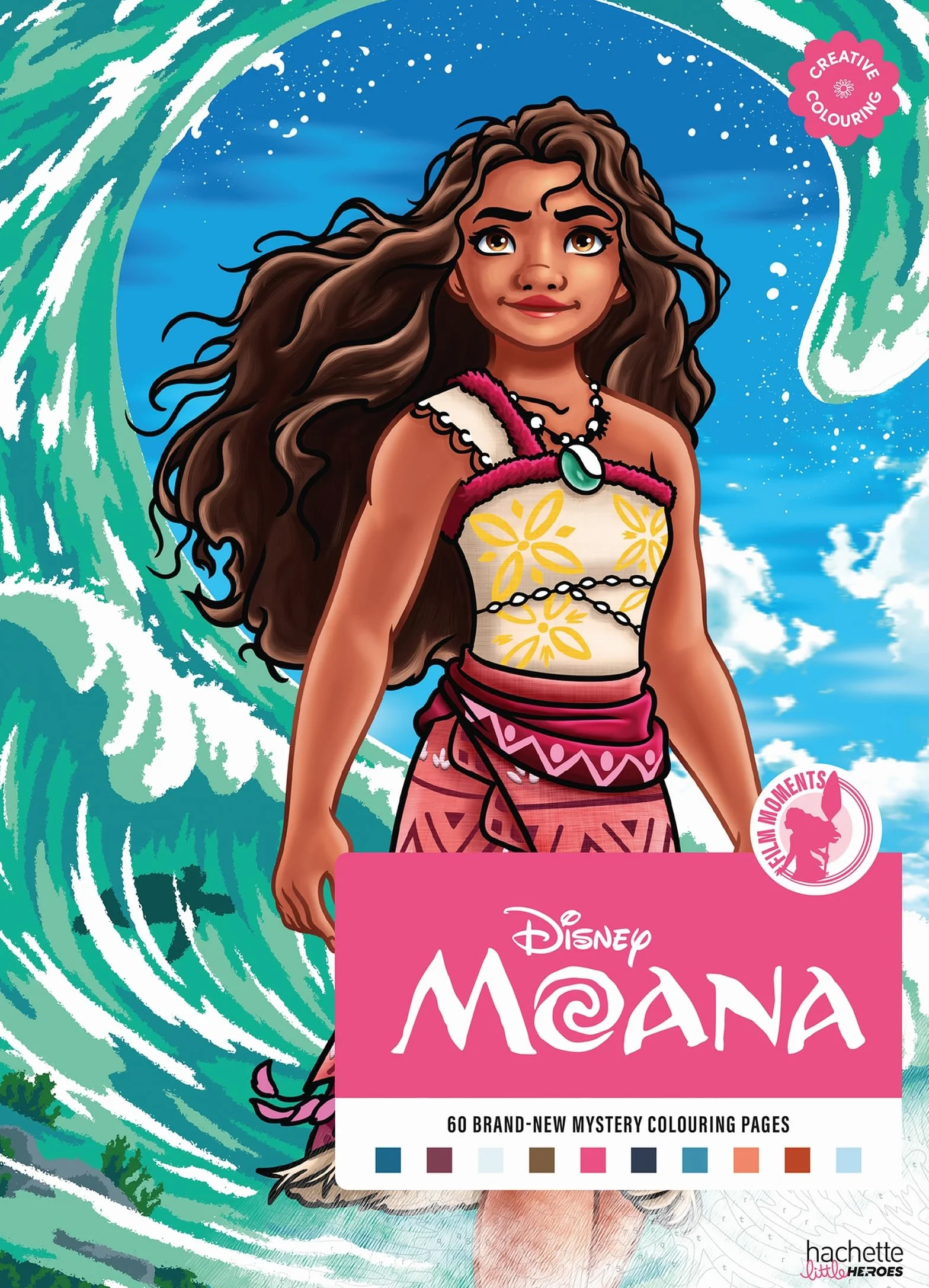 Special film Vaiana - COLO UK 2026: Reveal iconic Disney characters with colour by number