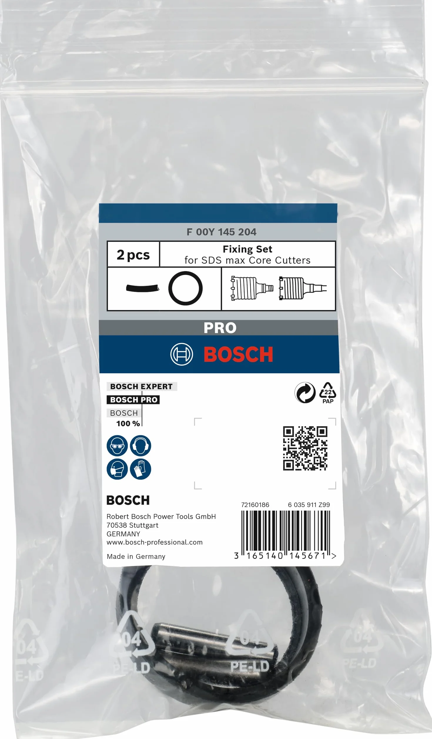 Bosch 2x PRO Fixing Set for SDS max Core Cutter (Ø 5 mm, Professional Akcesoria Wiertło do młota)