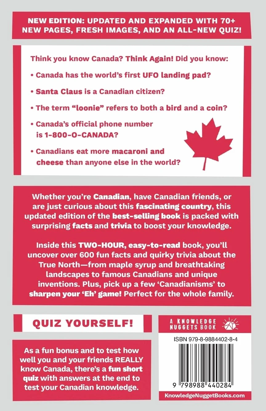 So You Think You Know CANADA, Eh?: Fascinating Fun Facts and Trivia about Canada for the Entire Family