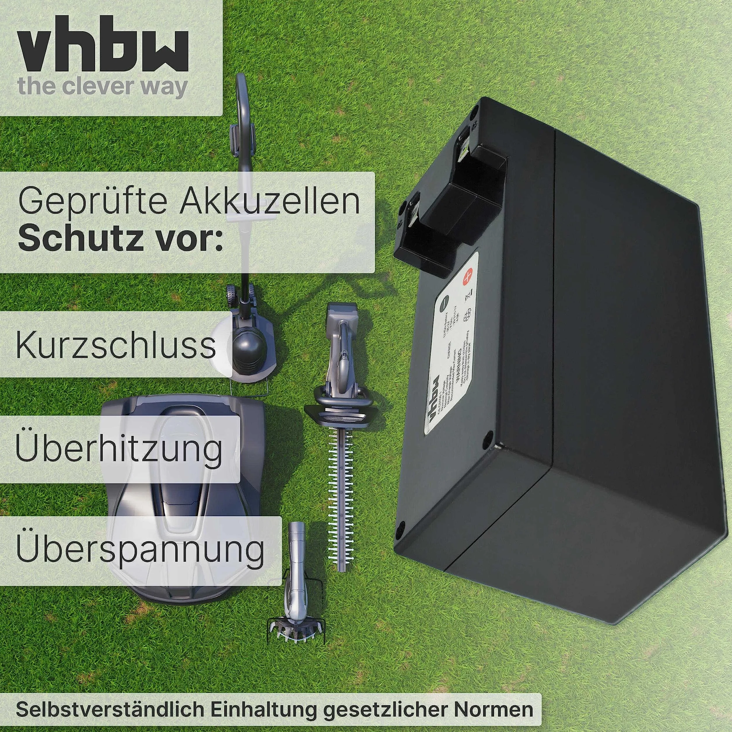 vhbw 1 x akumulator kompatybilny z Ambrogio L30, L50, L60, L75, L85, L100, L200, L300, L400 - zamiennik do CS-C0106-1