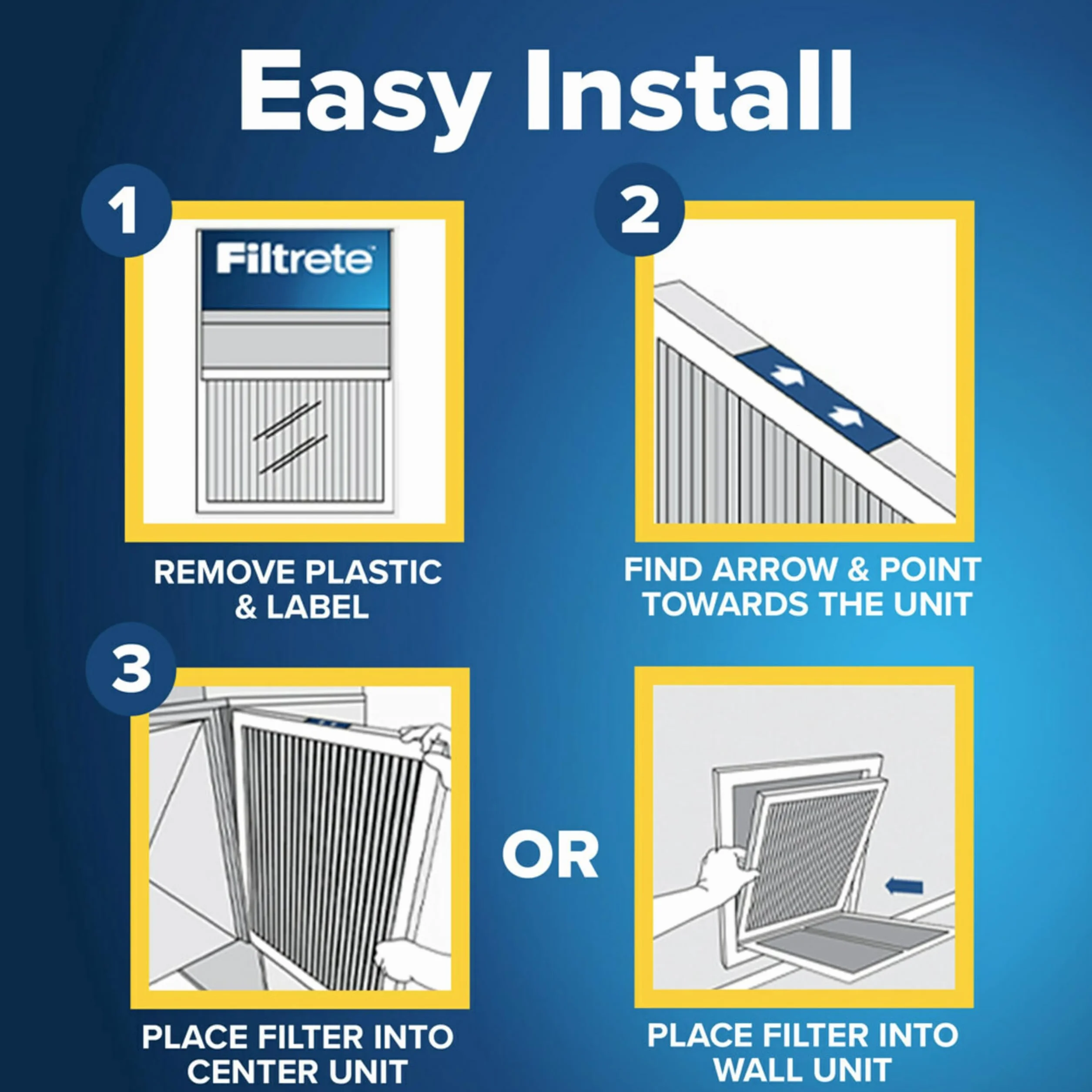 Filtrete BD24-6PK-1E MPR 300 Zestaw 6 filtrów powietrza do piekarnika AC 14 x 30 x 1 bojler, biały, 14x30x1