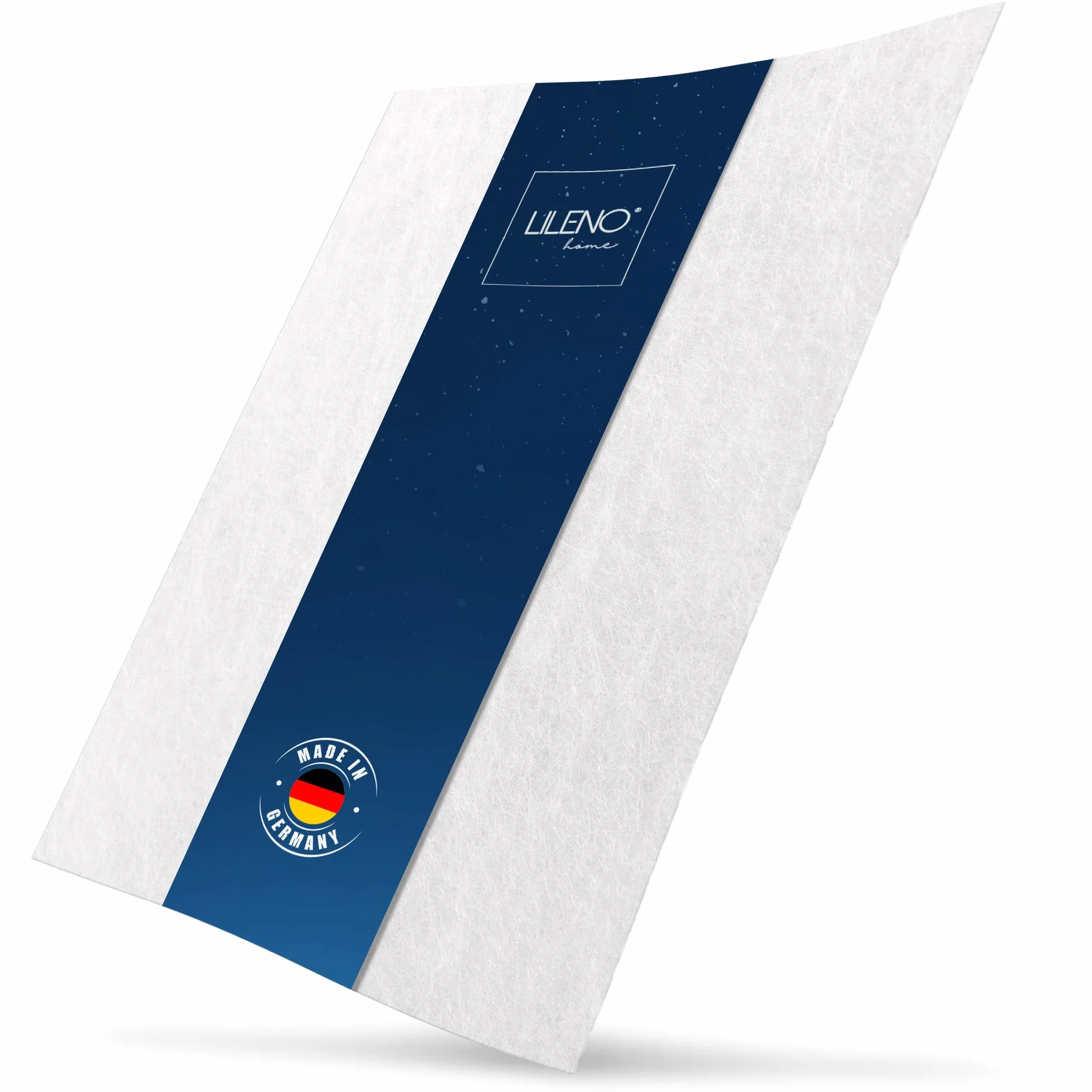 LILENO HOME Antypoślizgowa mata antypoślizgowa do łóżka kontynentalnego (180 x 200 cm) – mata antypoślizgowa jako podkładka pod materac – również jako stoper do dywanów, kolor biały