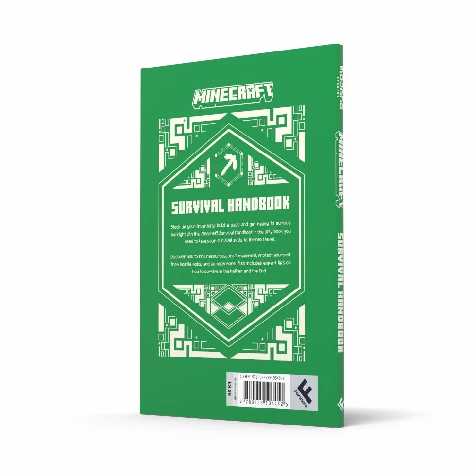 All New Official Minecraft Survival Handbook: The Latest Updated & Revised Essential Official Guide Book for the Best Selling Video Game of All Time – Perfect for Kids and Teens