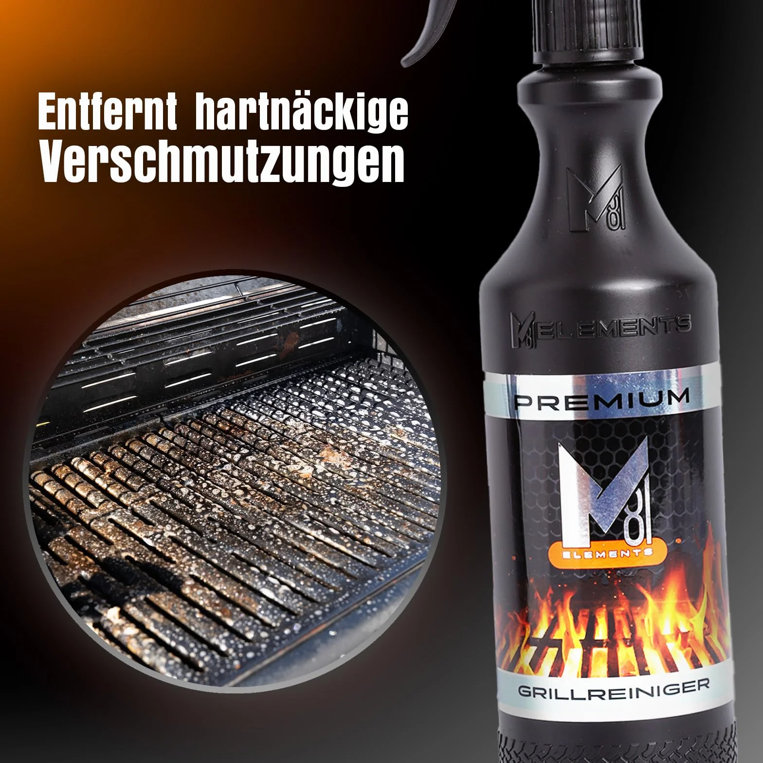 Środek do czyszczenia grilla premium do BBQ | grilla | grilla gazowego | piekarnika | rusztu do grillowania i kominka | grilla opalanego węglem | środek do czyszczenia piekarnika