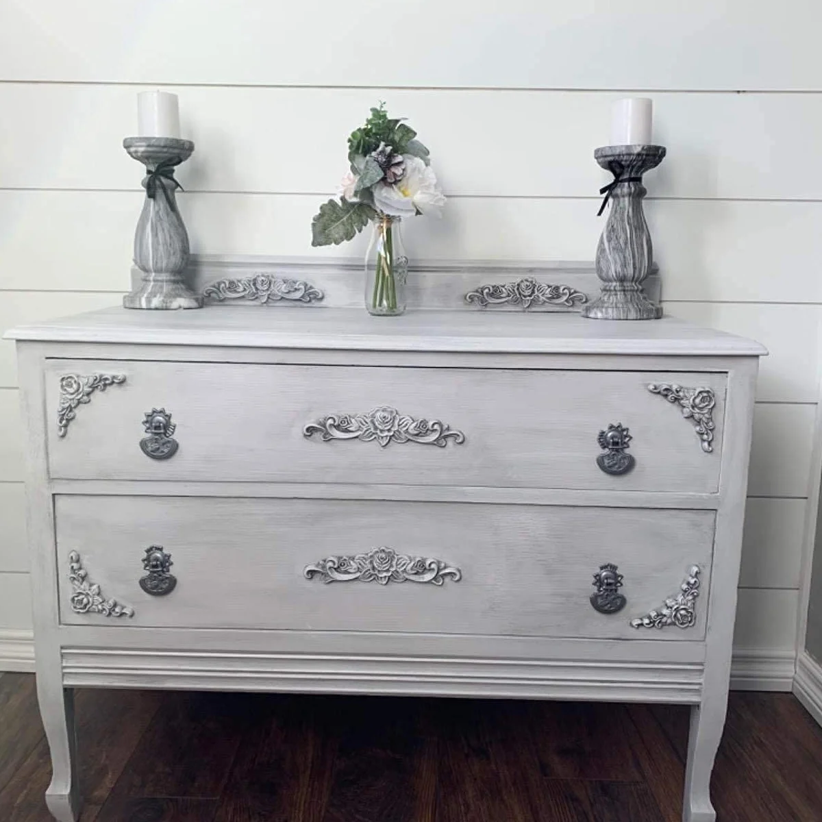TABL 10 Pcs Carved Wall Decor Carved Applique Decorative for Furniture Door Cabinet Bed Decorations