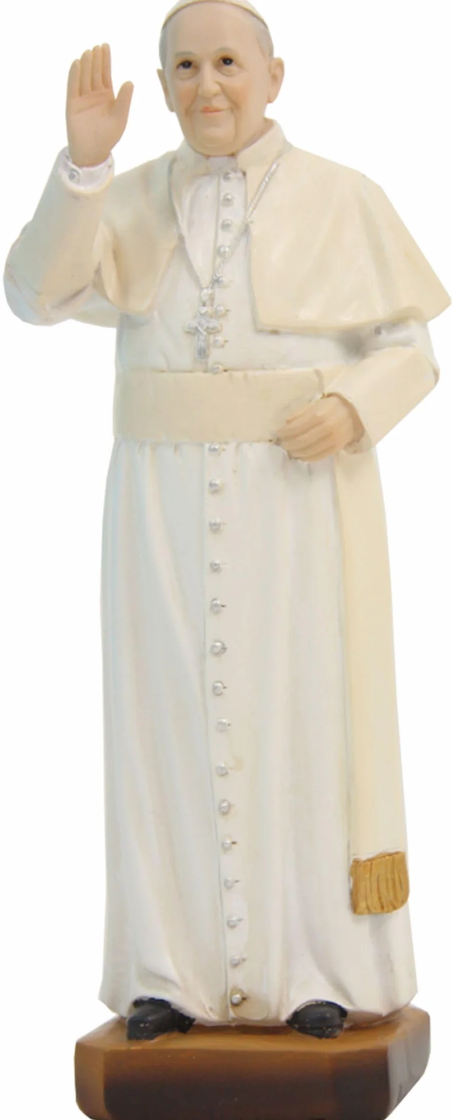 FADEDA Papież Franciszek I. / Wysokość: 14 cm / ręcznie malowane / szczegółowe figurki do szopki - bożonarodzeniowa dekoracja stołowa, akcesoria do szopki