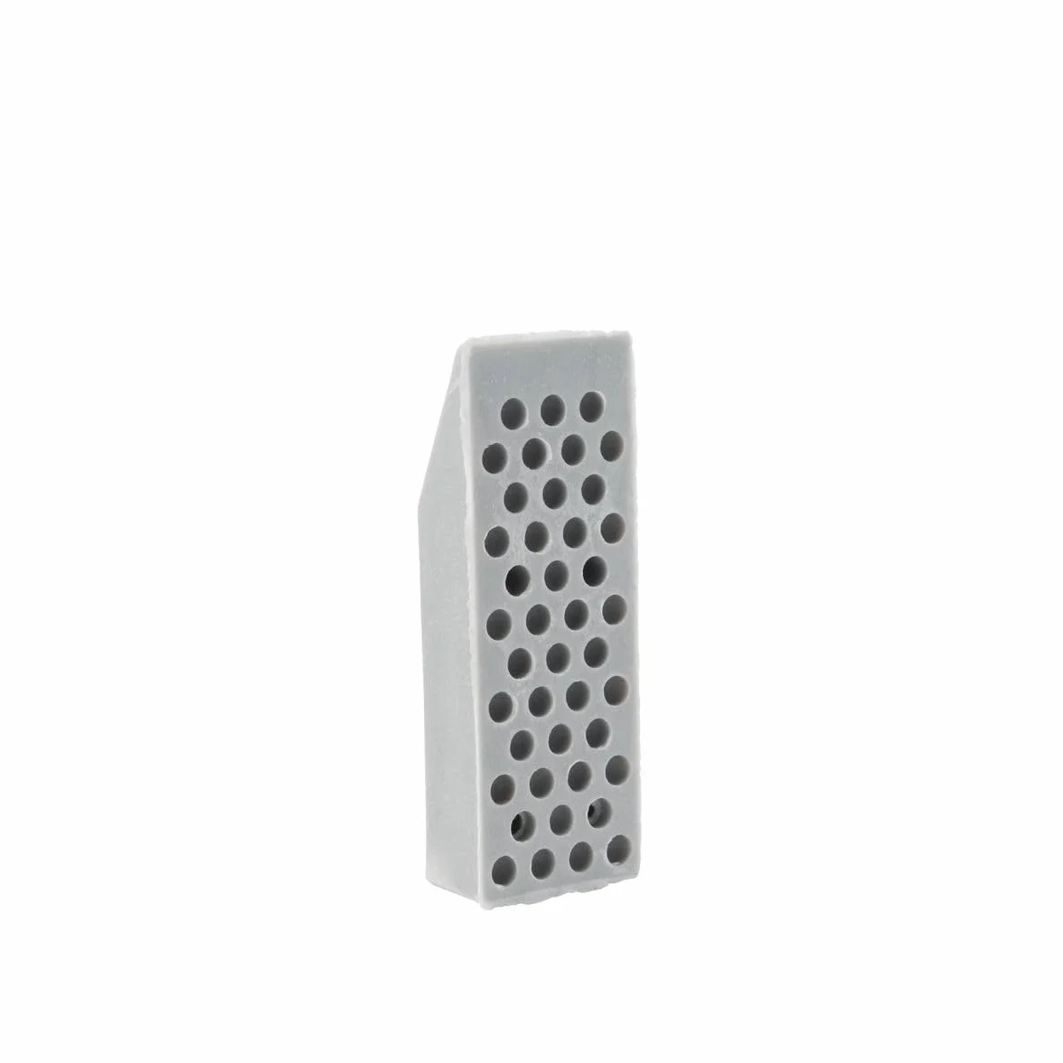 Fackelmann 60165 Ekologiczna gumka do ścierania, odkamieniająca, spalona podłoga garnka, czyszczenie tygodnia, żelazko, elastomer, środek polerujący, powierzchnia anionowa, szara, 6,5 cm x 2,5 cm
