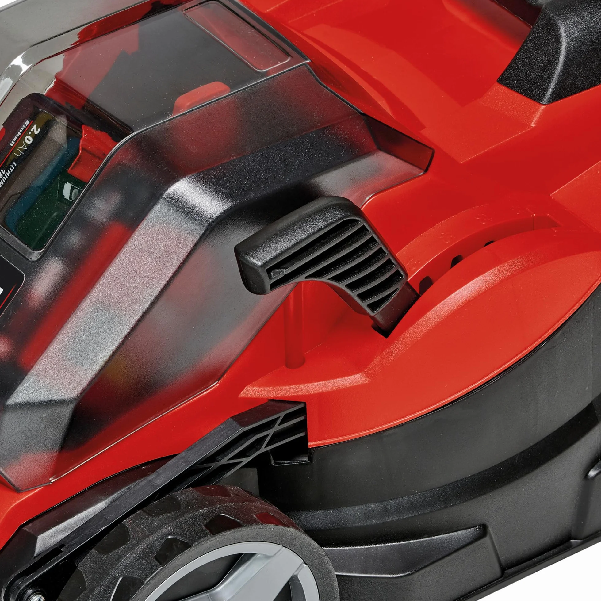 Einhell Kosiarka akumulatorowa GE-CM 36/33 Li Kit Power X-Change (Li-ion, 36 V, do 250 m², szerokość koszenia 33 cm, 5-stopniowa regulacja wysokości koszenia, w tym 2 akumulatory 2,5 Ah + 2 ładowarki)