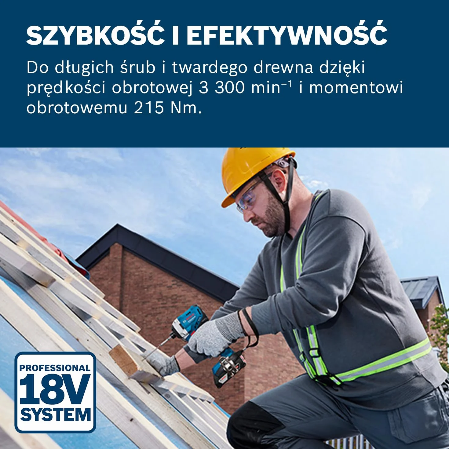 Bosch Professional 18 V firmy Bosch: akumulatorowa wkrętarka udarowa GDR 18V-215