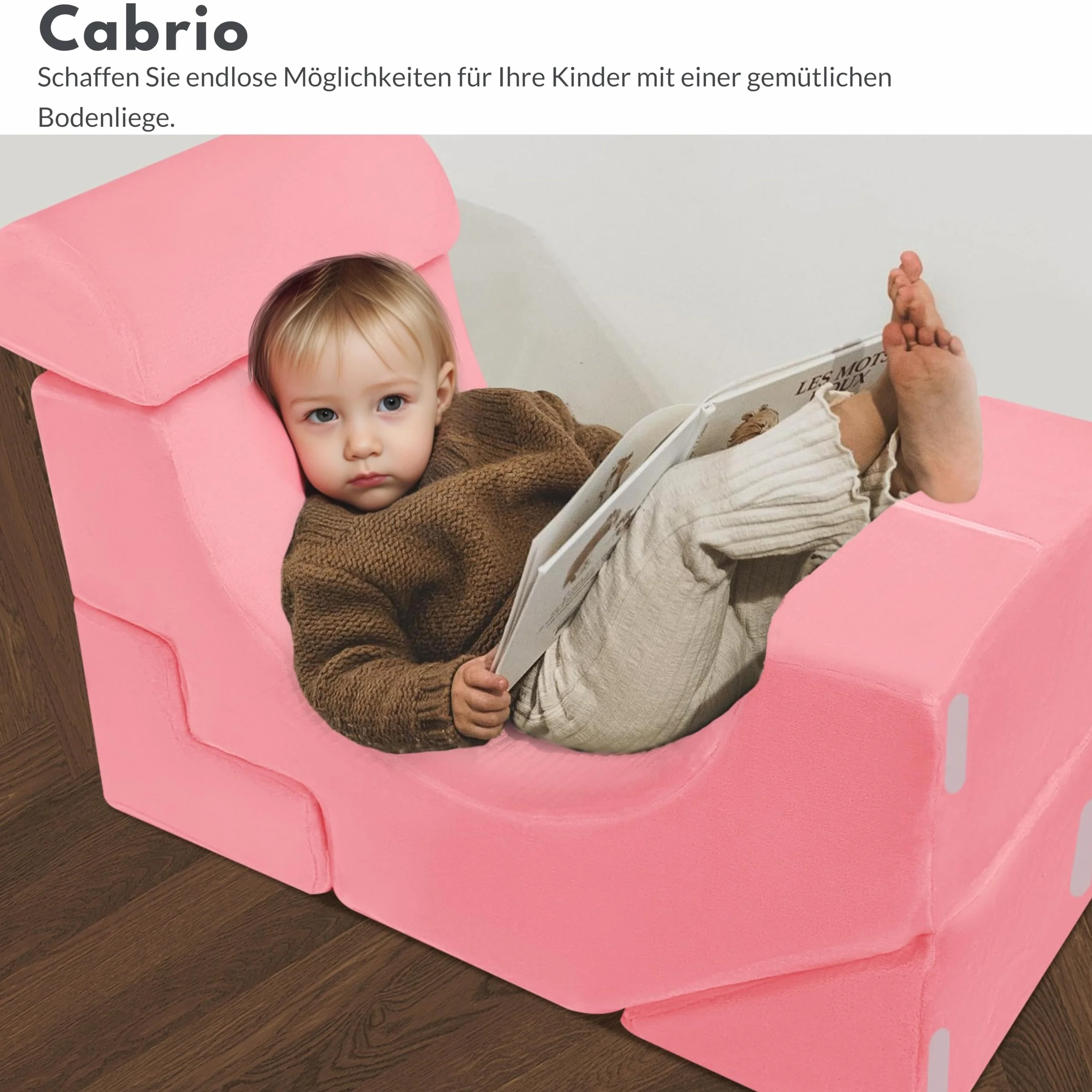 MeMoreCool Sofa dziecięca do zabawy, modułowa pianka z klocków, sofa do spania dla niemowląt, miękkie klocki do pokoju dziecięcego lub pokoju zabaw, mini sofa ze