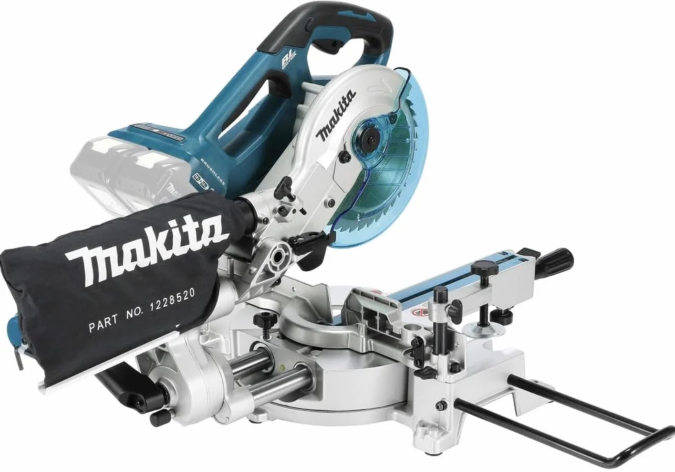 Makita DLS714NZ Twin 18V, 36V, Litowo-Jonowa LXT Bezszczotkowa Piła Ukośna 190 mm – Baterie i Ładowarka Nie Są Dołączone