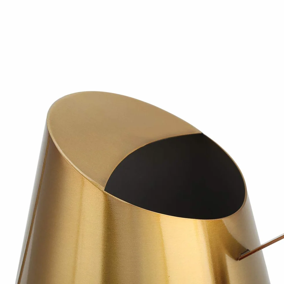 Konewka metalowa, złota konewka mała konewka do roślin domowych z długim wylewką do roślin domowych (900 ml)