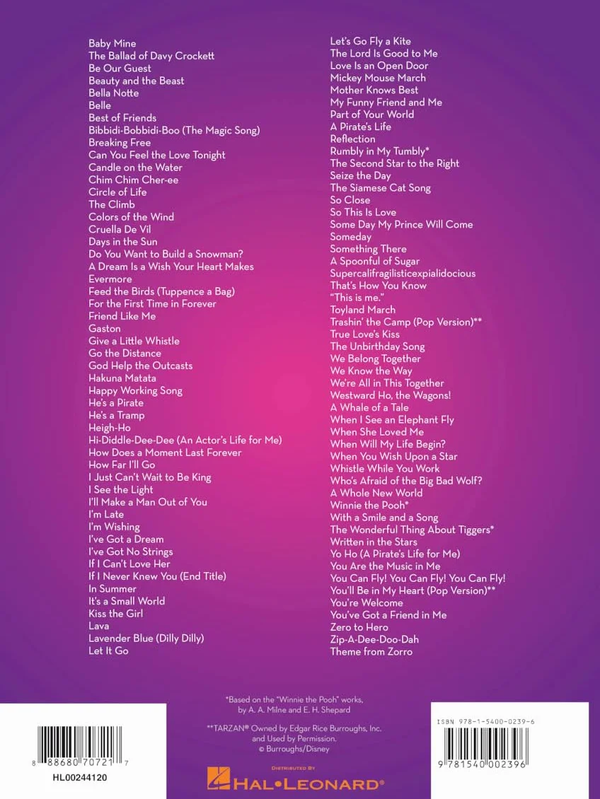 101 disney songs for trombone